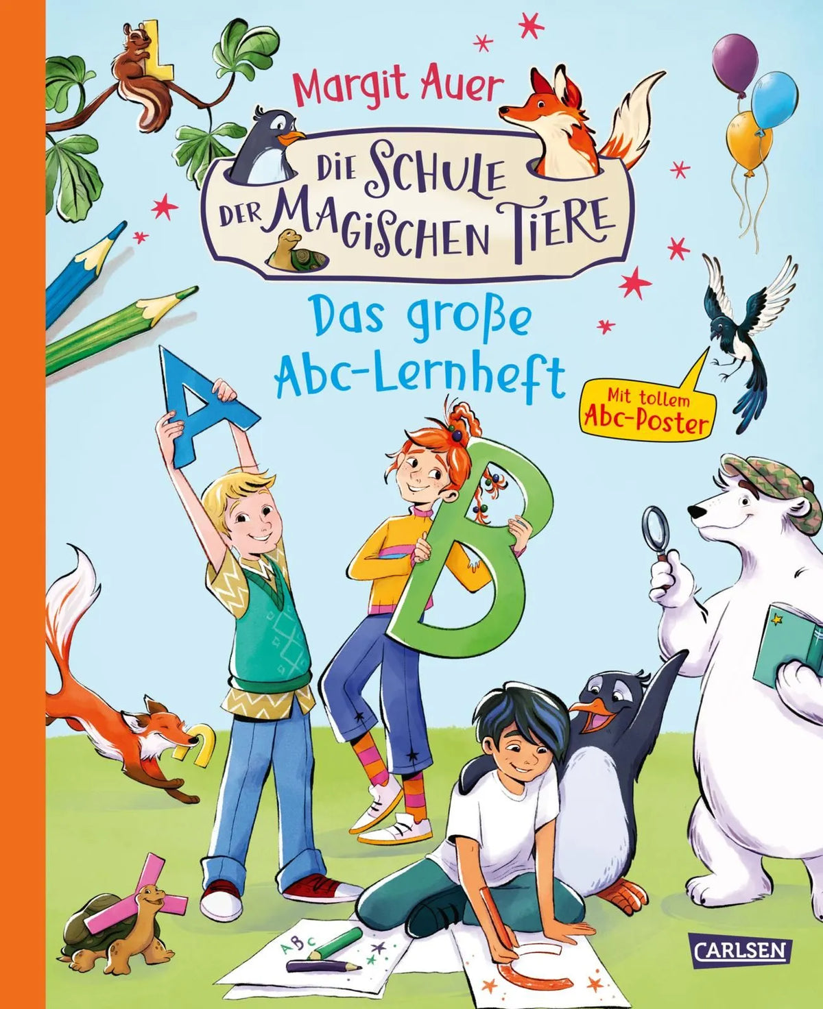 Cover: Die Schule der magischen Tiere Beschäftigung: Das große Abc-Lernheft (Taschenbuch) von Margit Auer