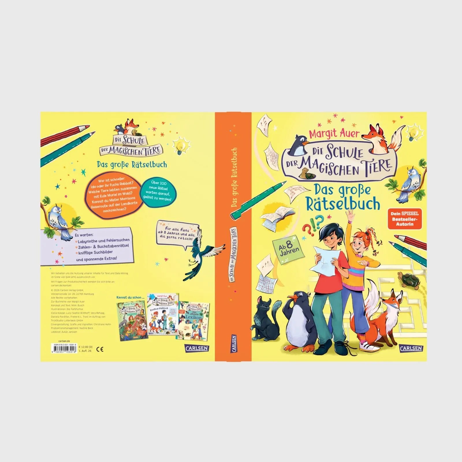 Detailansicht: Die Schule der magischen Tiere Beschäftigung: Das große Rätselbuch (Taschenbuch)