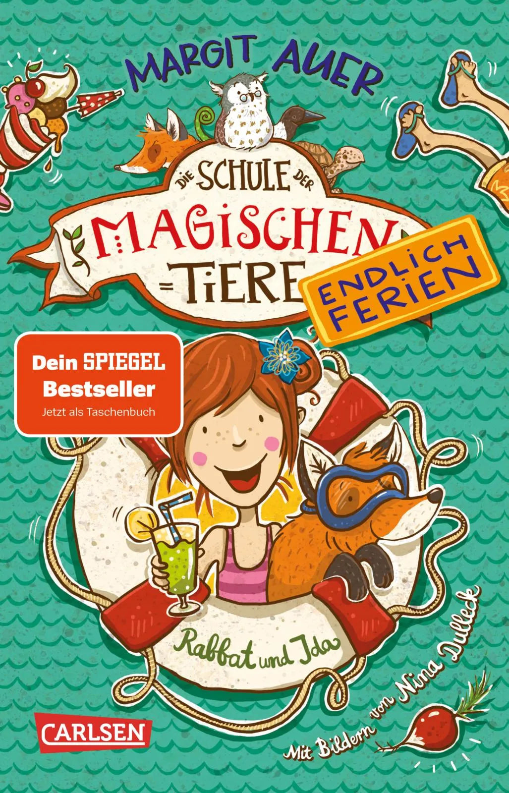 Buchcover von 'Die Schule der magischen Tiere. Endlich Ferien 1: Rabbat und Ida' - Taschenbuch von Margit Auer