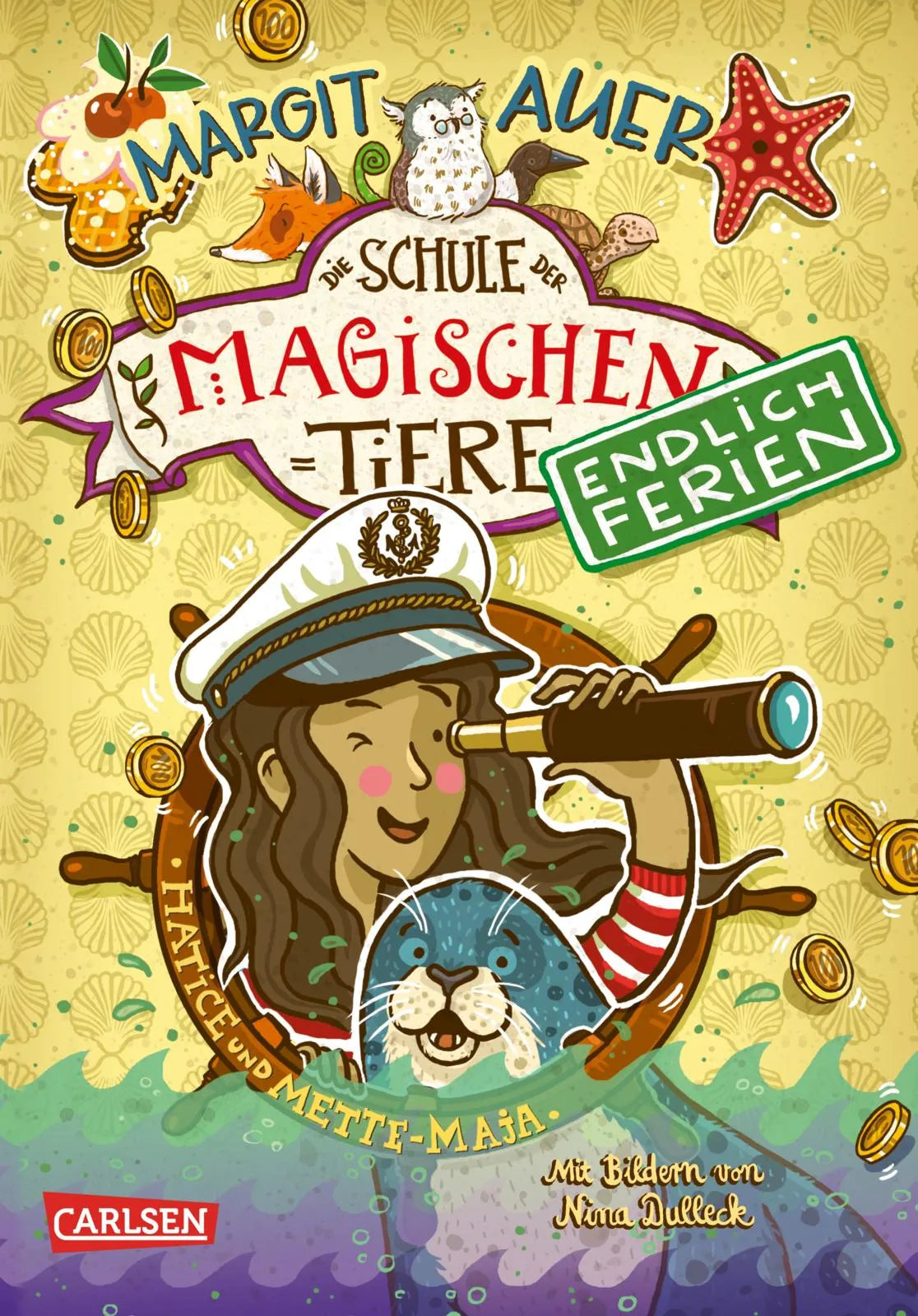 Buchcover von 'Die Schule der magischen Tiere. Endlich Ferien 6: Hatice und Mette-Maja' - Gebundene Ausgabe von Margit Auer