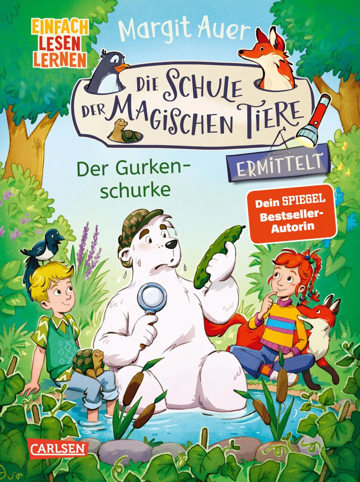 Cover: Die Schule der magischen Tiere ermittelt 5: Der Gurkenschurke (Hardcover) von Margit Auer