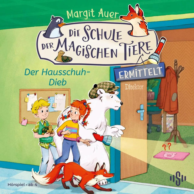 Cover: Die Schule der magischen Tiere ermittelt Neuausgabe 2: Der Hausschuh-Dieb (Hörbuch Download) von Margit Auer