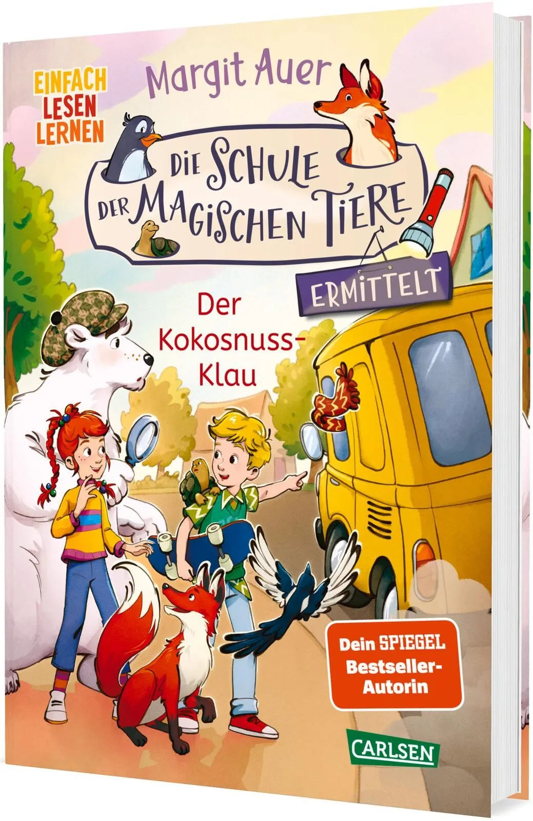 Cover: Die Schule der magischen Tiere ermittelt Neuausgabe 3: Der Kokosnuss-Klau (Hardcover) von Margit Auer