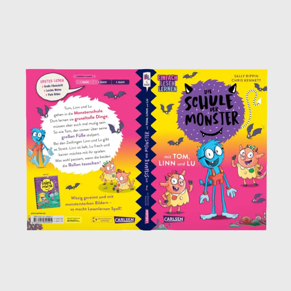 Abbildung von 'Die Schule der Monster mit Tom, Linn und Lu'