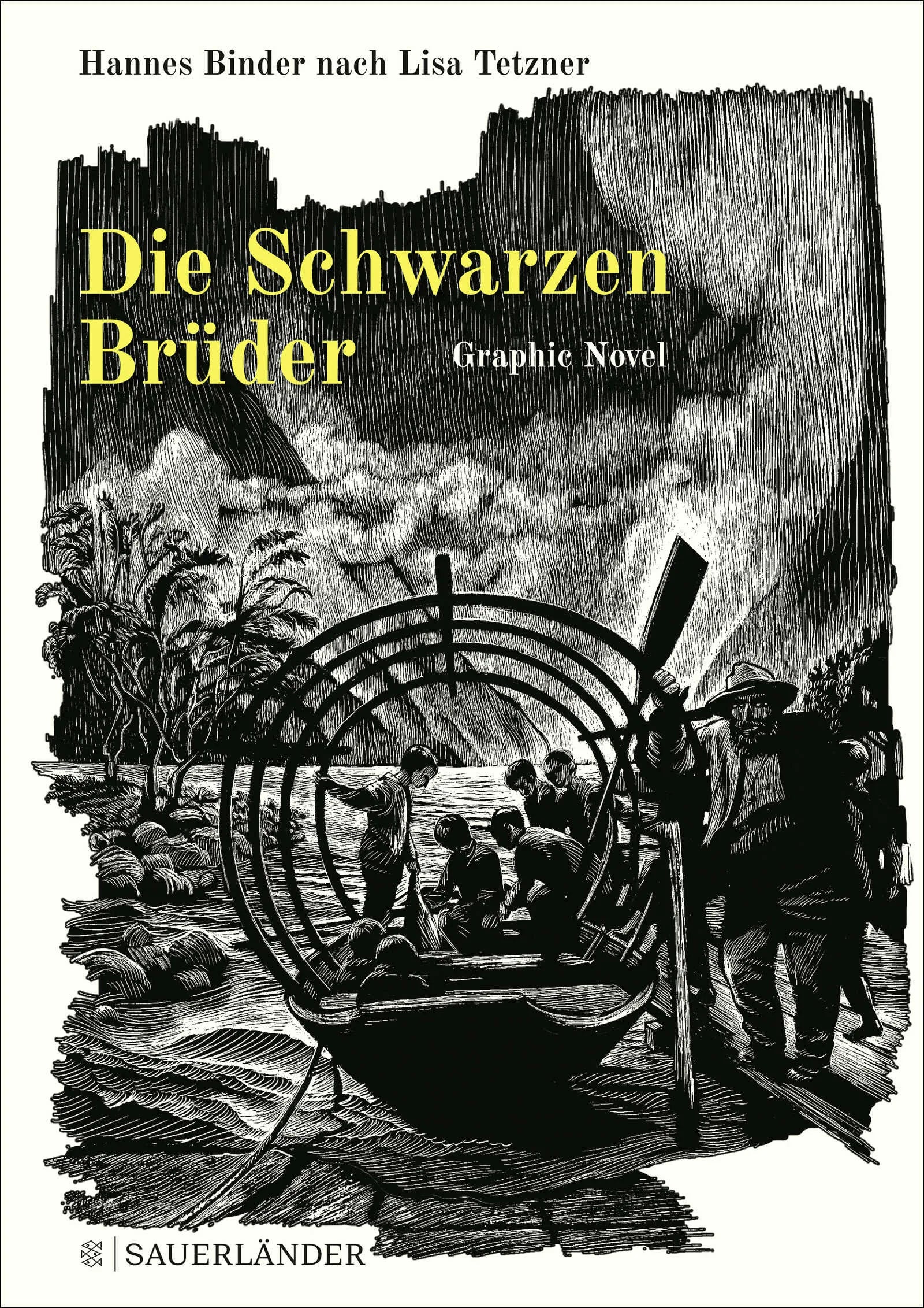 Buchcover von 'Die Schwarzen Brüder' - Gebundene Ausgabe von Lisa Tetzner