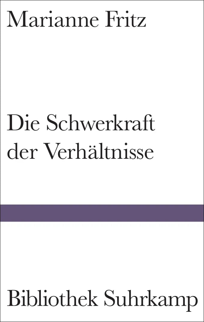 Buchcover von 'Die Schwerkraft der Verhältnisse' - Gebundene Ausgabe von Marianne Fritz