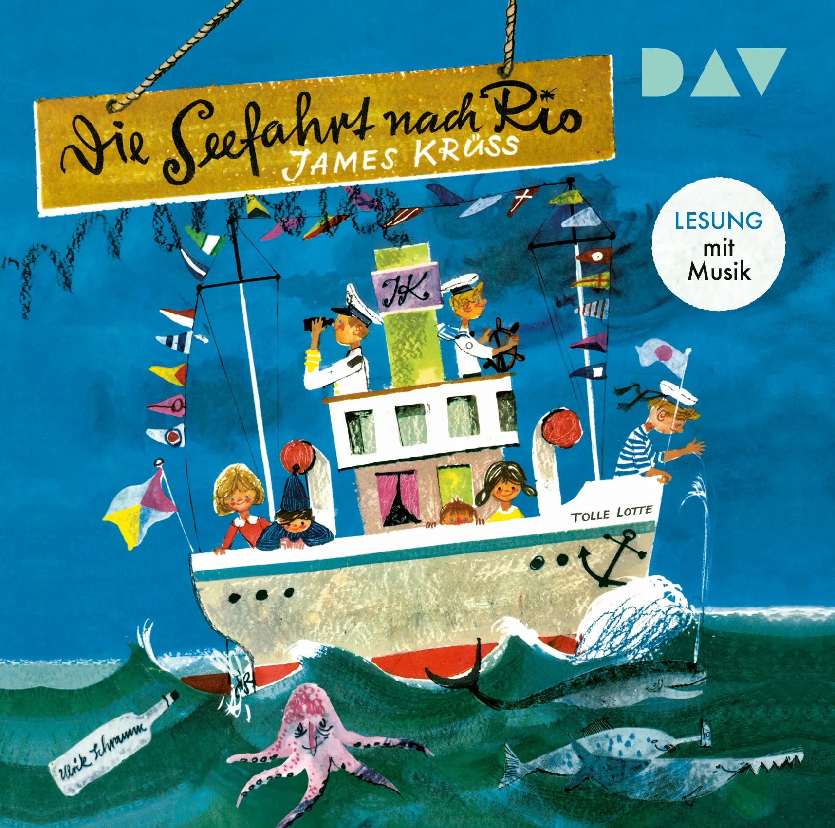 Buchcover von 'Die Seefahrt nach Rio' - Hörbuch (CD) von James Krüss