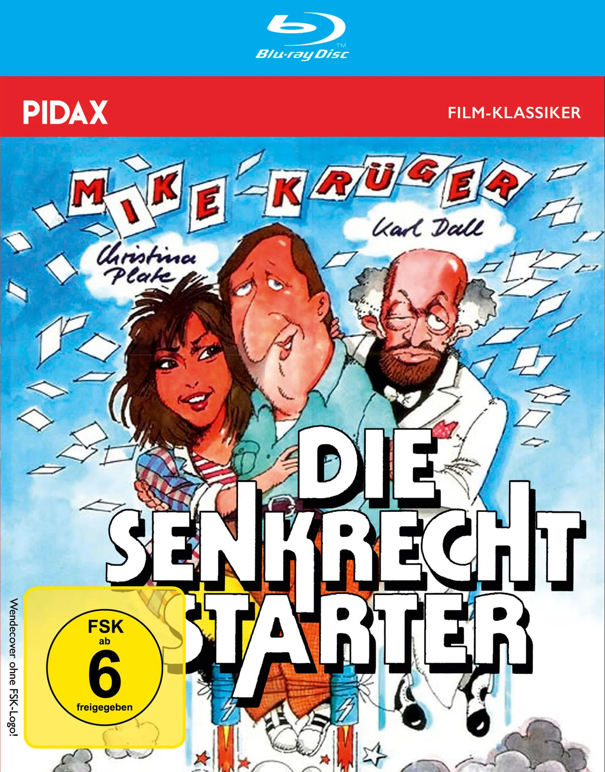 Blu-ray-Cover: Die Senkrechtstarter. Regie: Christian Rateuke
