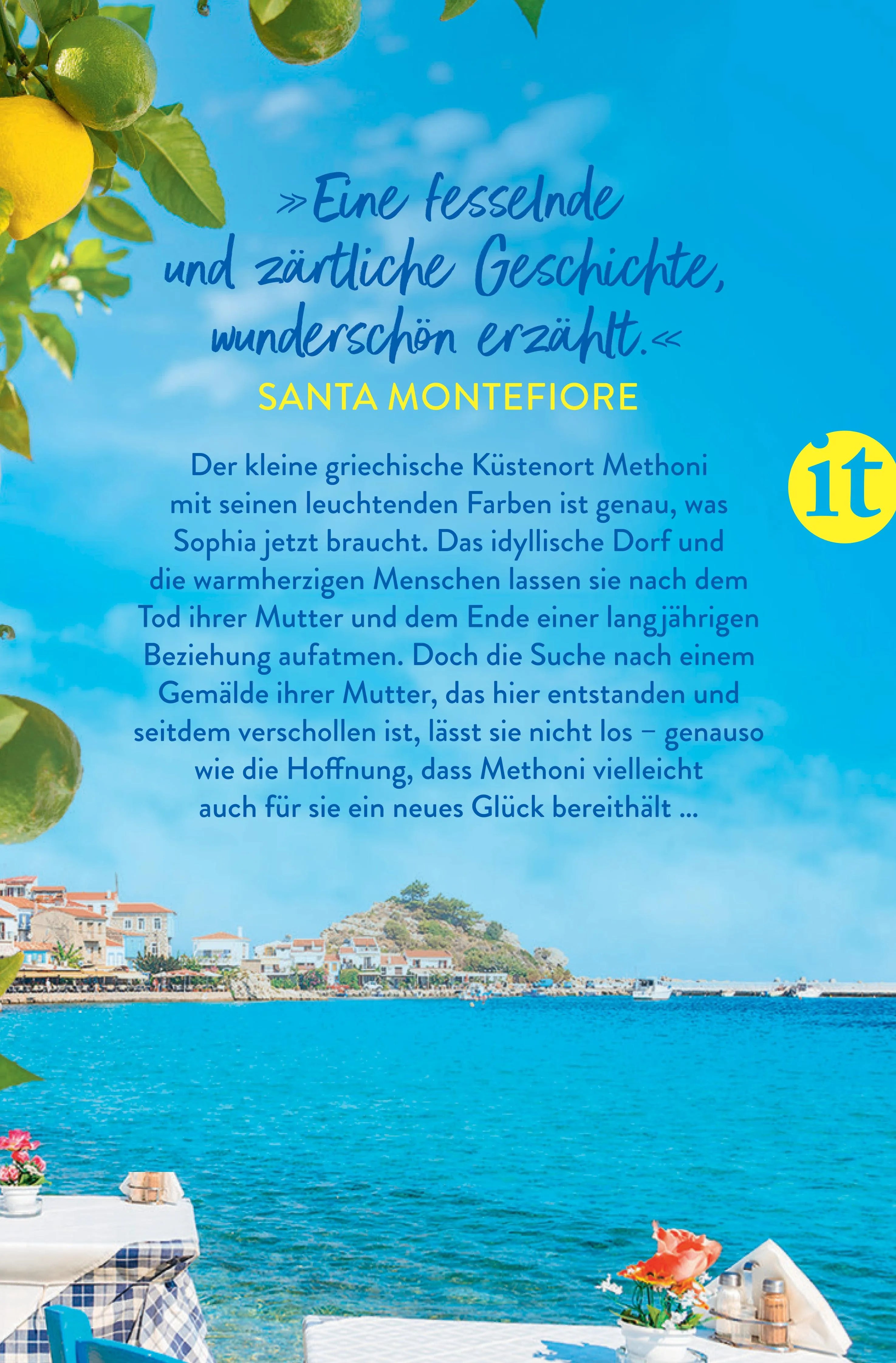 Buchrückseite von 'Die Sommer mit ihm' mit Klappentext - Taschenbuch