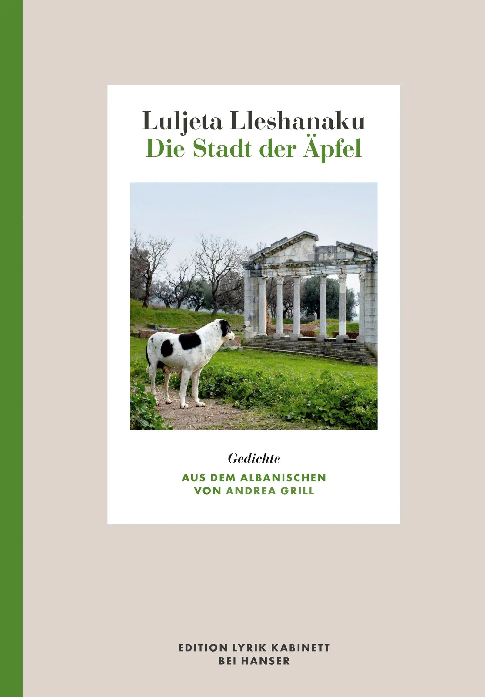 Buchcover von 'Die Stadt der Äpfel' - Gebundene Ausgabe von Luljeta Lleshanaku