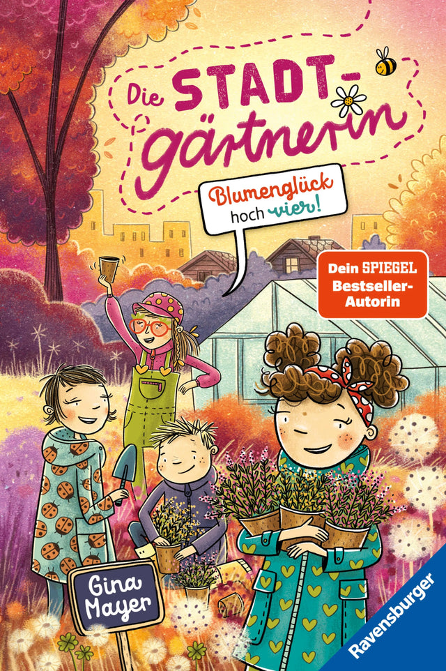 Cover: Die Stadtgärtnerin, Band 3 - Blumenglück hoch vier! (E-Book) von Gina Mayer