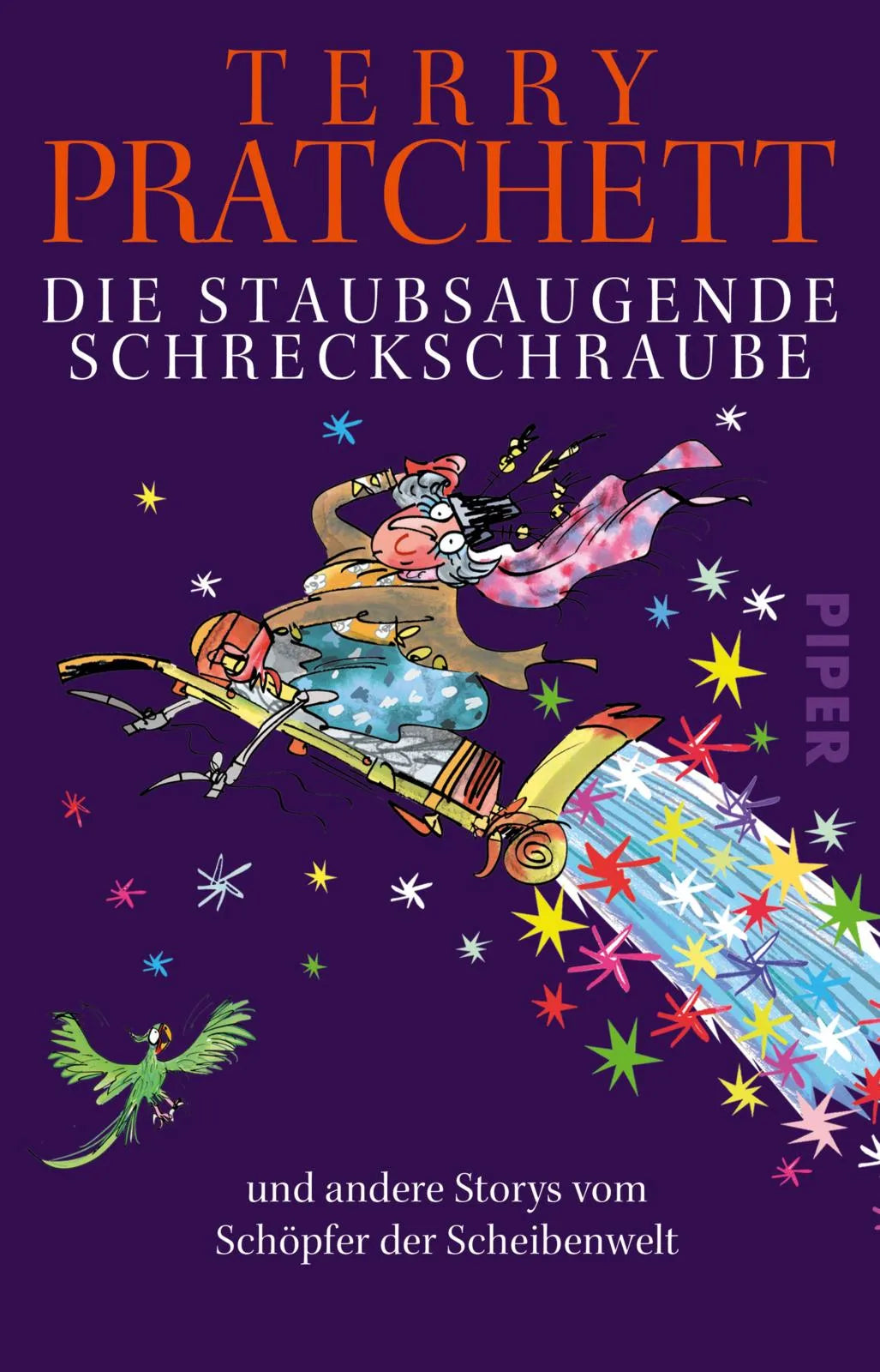Buchcover von 'Die staubsaugende Schreckschraube' - Taschenbuch von Terry Pratchett