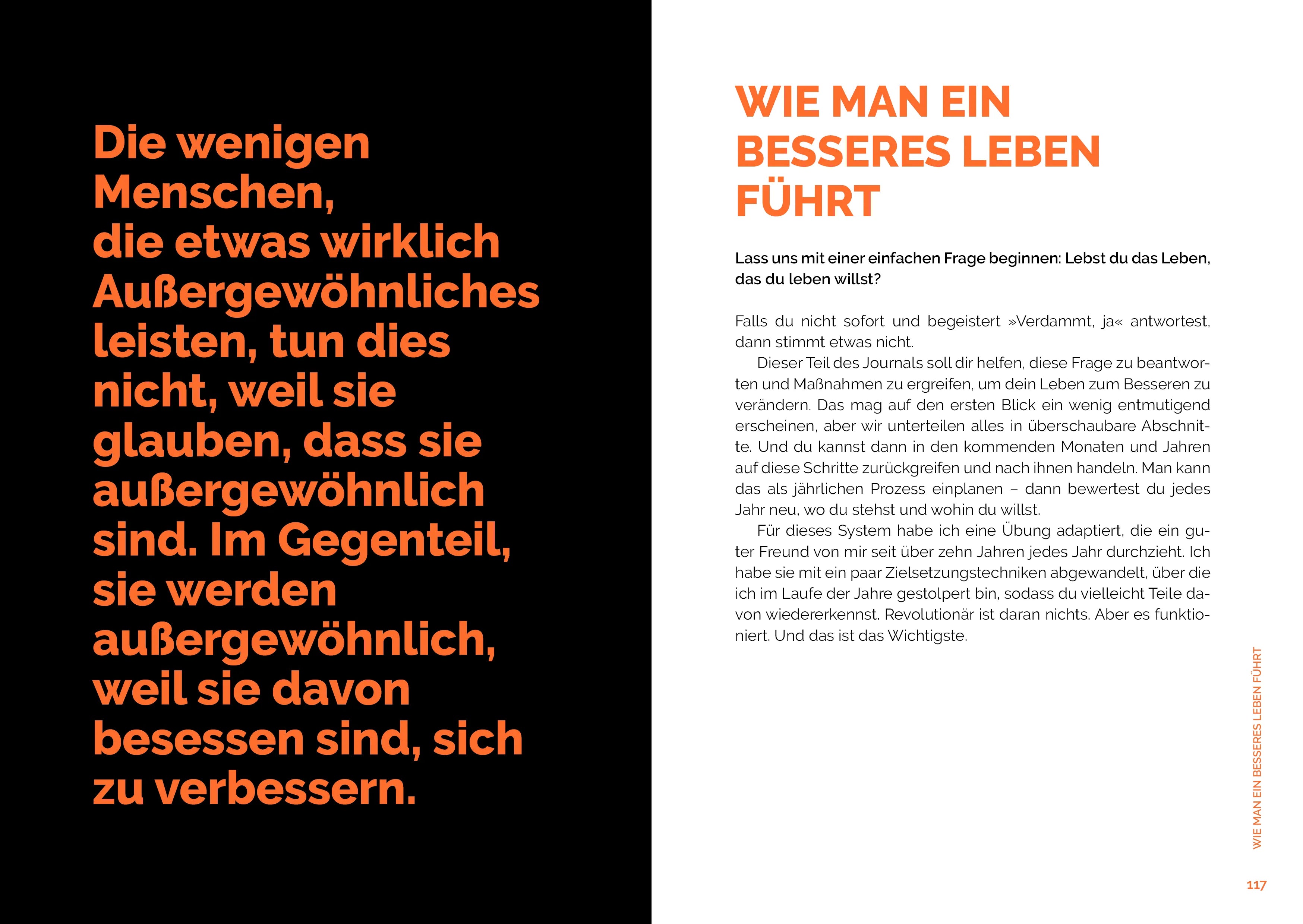 Innenansicht von 'Die subtile Kunst des Daraufscheißens: Das Journal' - Taschenbuch