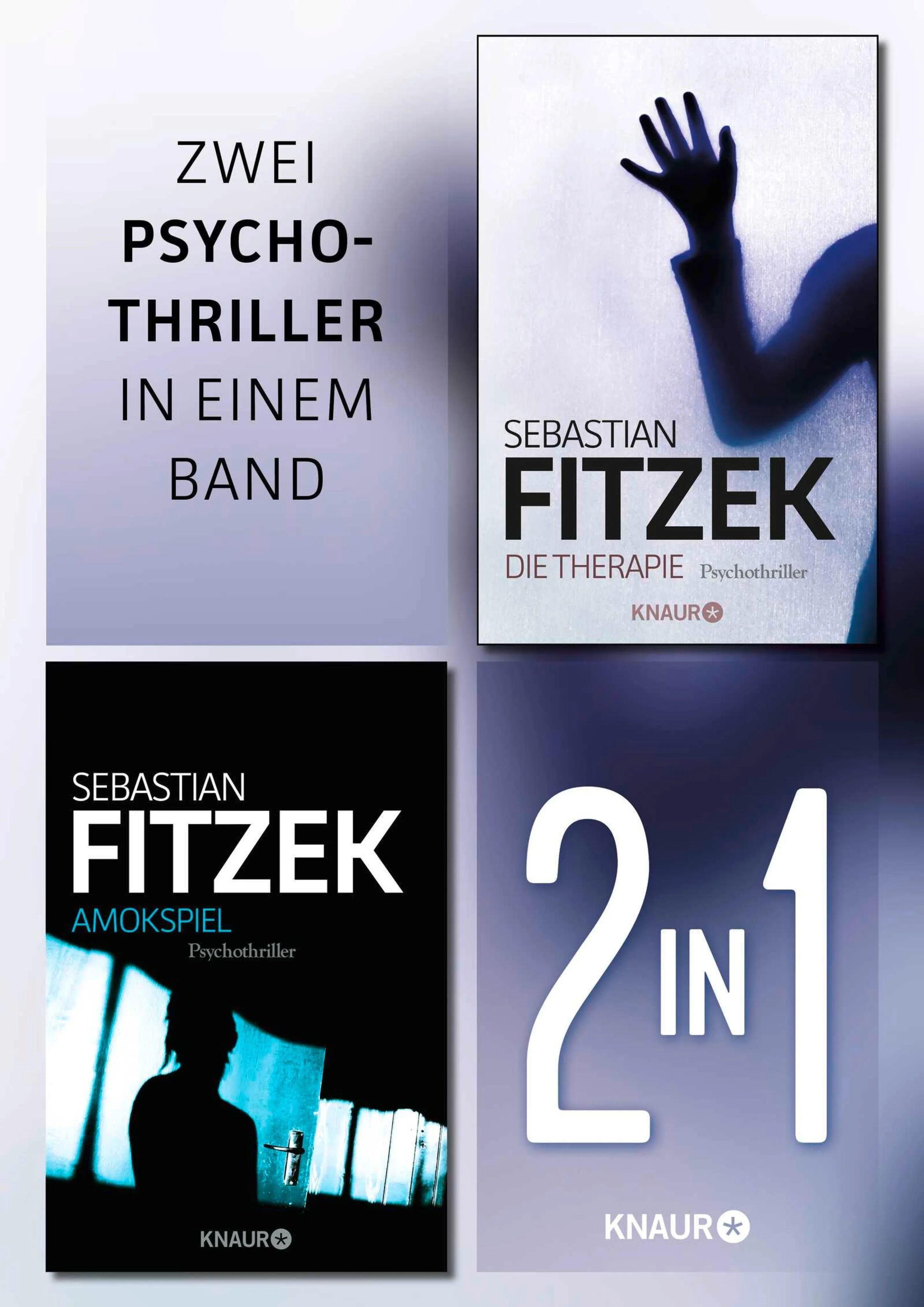 Cover: Die Therapie & Amokspiel. Ein 2in1-Thriller-Bundle (E-Book) von Sebastian Fitzek