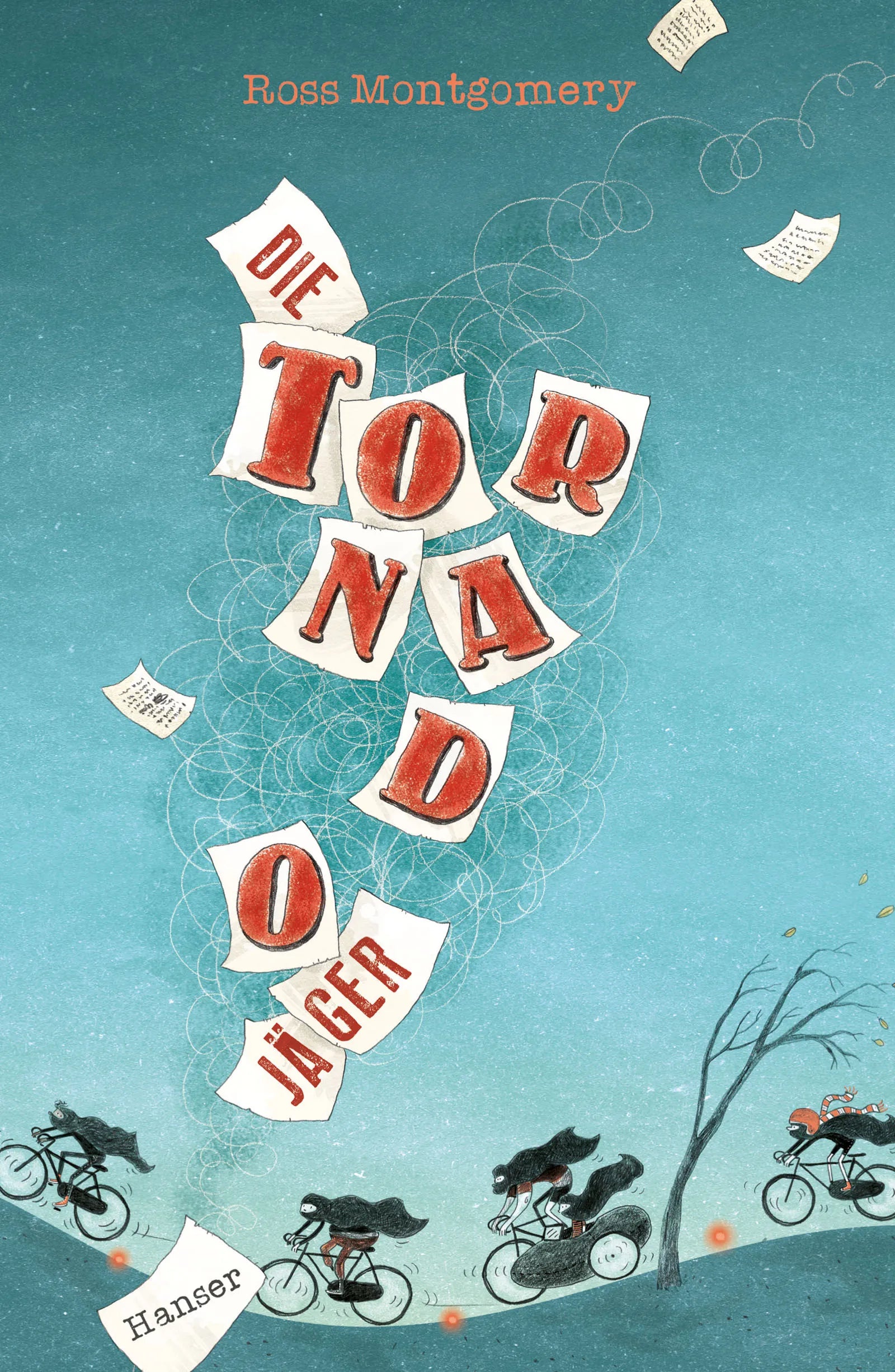 Buchcover von 'Die Tornadojäger' - Gebundene Ausgabe von Ross Montgomery
