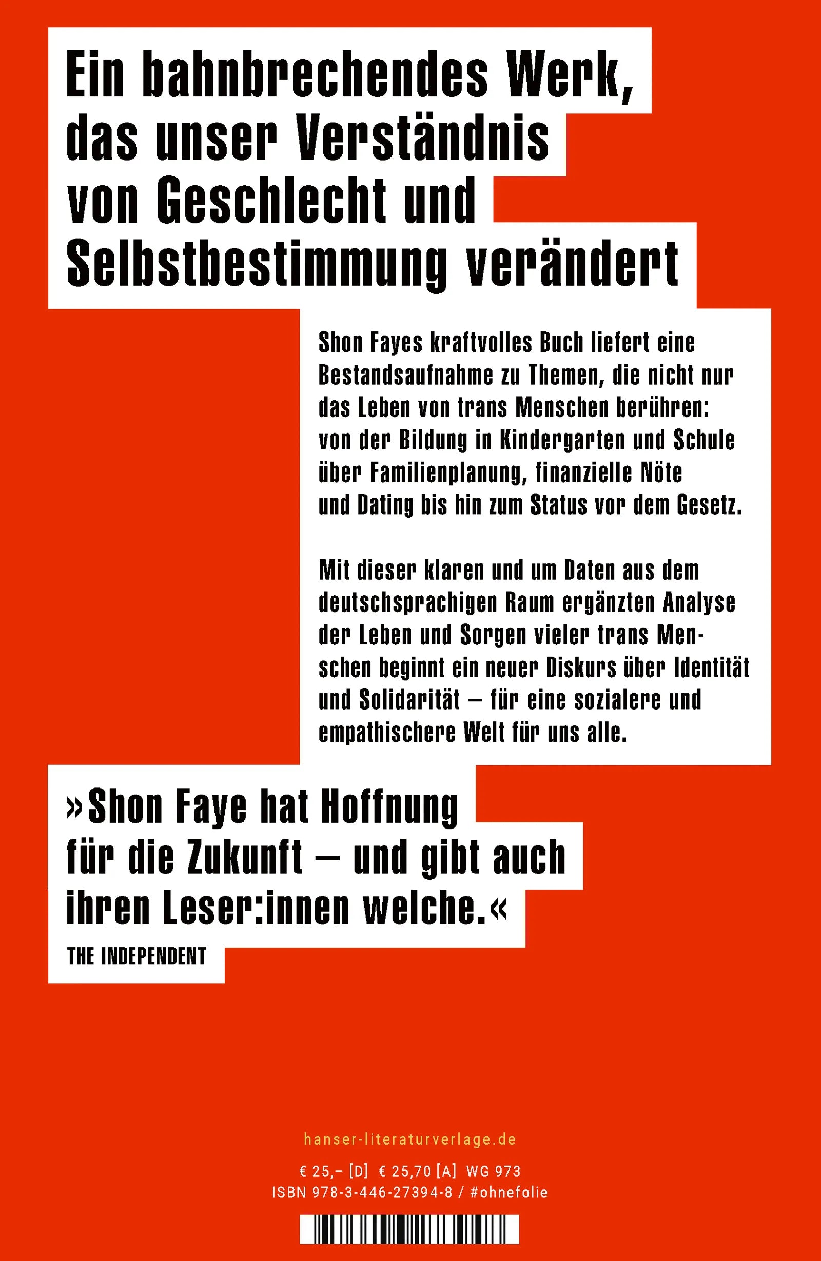 Shon Faye - Die Transgender-Frage