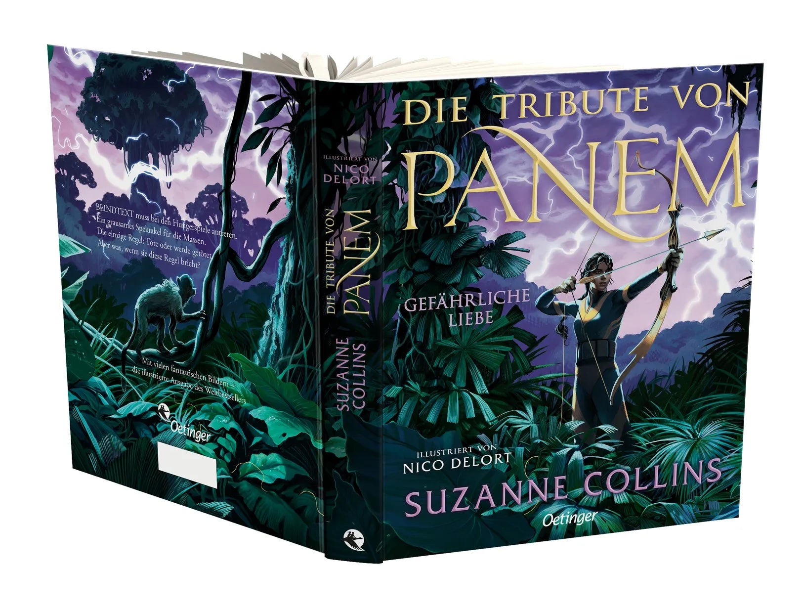 Detailansicht: Die Tribute von Panem 2. Gefährliche Liebe. Illustrierte Ausgabe (Hardcover)