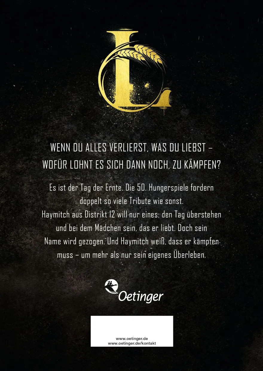 Rückseite: Die Tribute von Panem L. Der Tag bricht an (Hardcover)