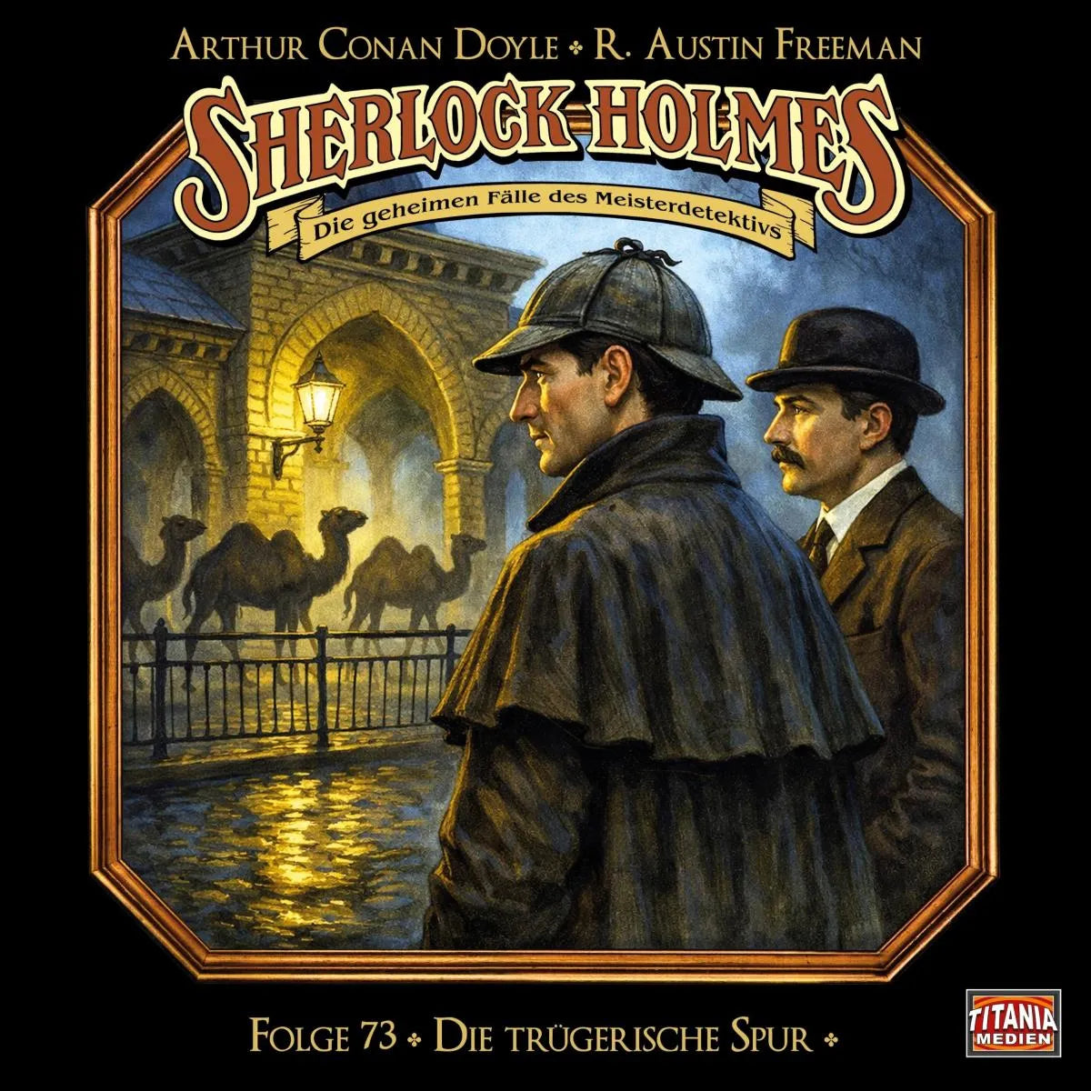 Cover: Die trügerische Spur (Hörbuch Download) von Arthur Conan Doyle