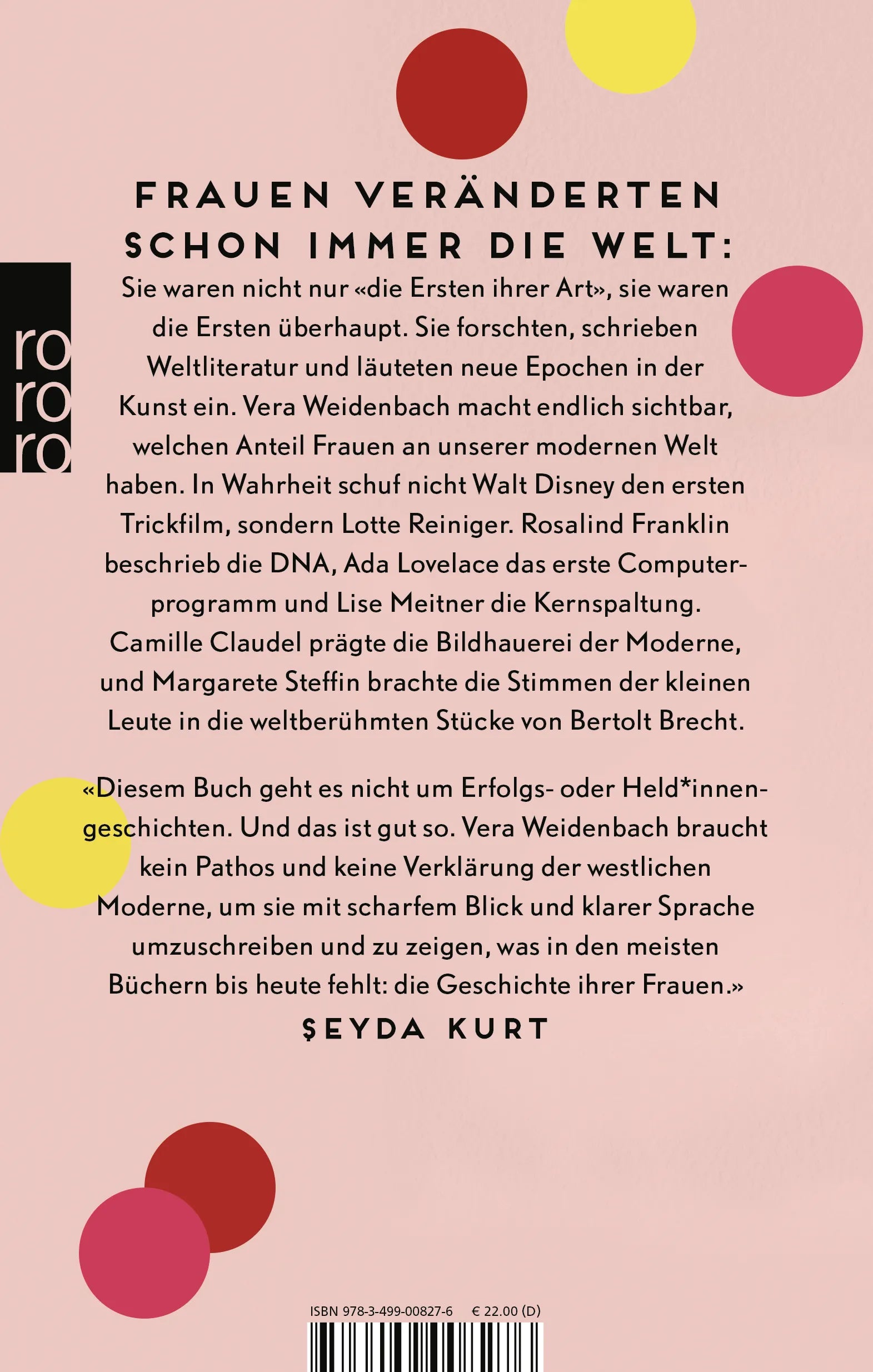 Buchrückseite von 'Die unerzählte Geschichte' mit Klappentext - Gebundene Ausgabe