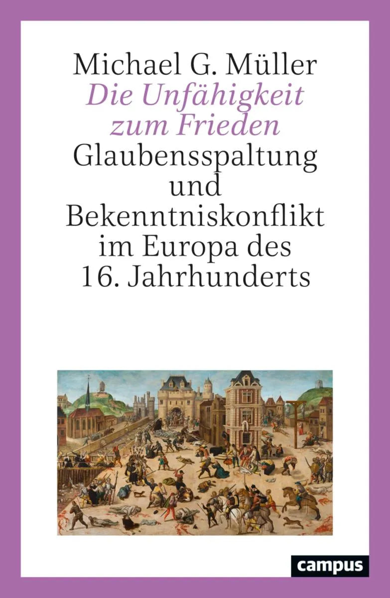 Cover: Die Unfähigkeit zum Frieden (E-Book) von Michael G. Müller