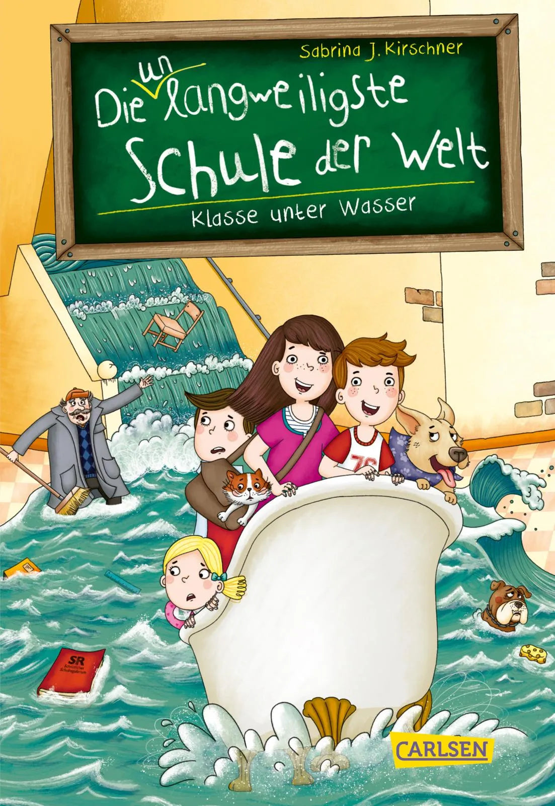 Cover: Die unlangweiligste Schule der Welt 12: Klasse unter Wasser (Hardcover) von Sabrina J. Kirschner