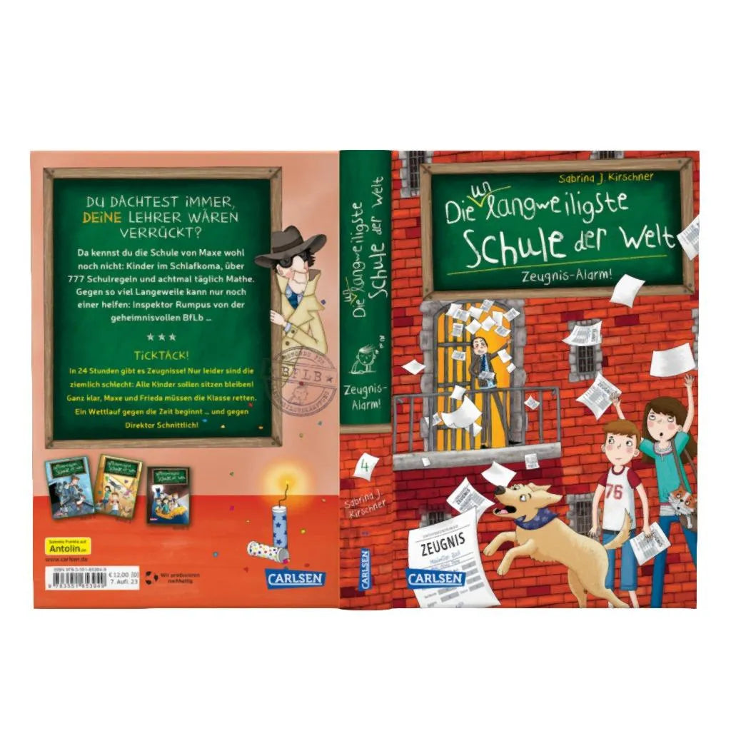Produktansicht: Die unlangweiligste Schule der Welt 4: Zeugnis-Alarm! (Gebundene Ausgabe)