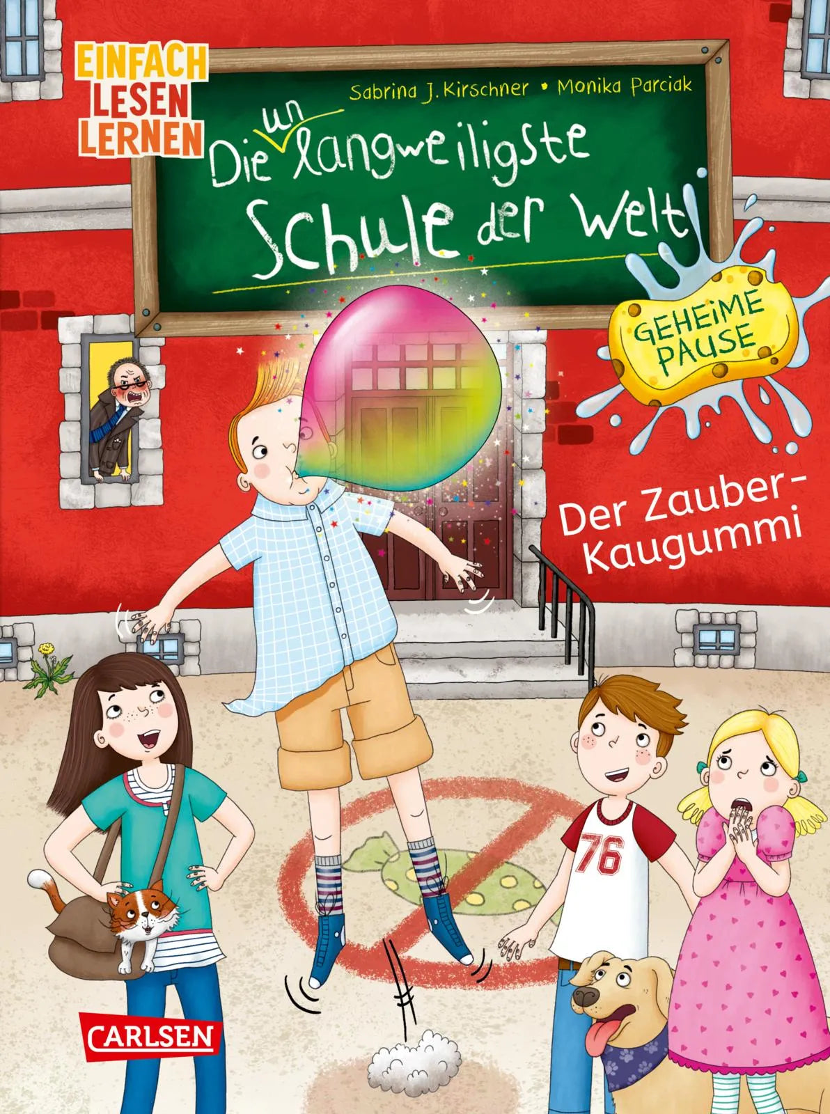 Buchcover von 'Die unlangweiligste Schule der Welt. Geheime Pause 1: Der Zauber-Kaugummi' - Gebundene Ausgabe von Sabrina J. Kirschner