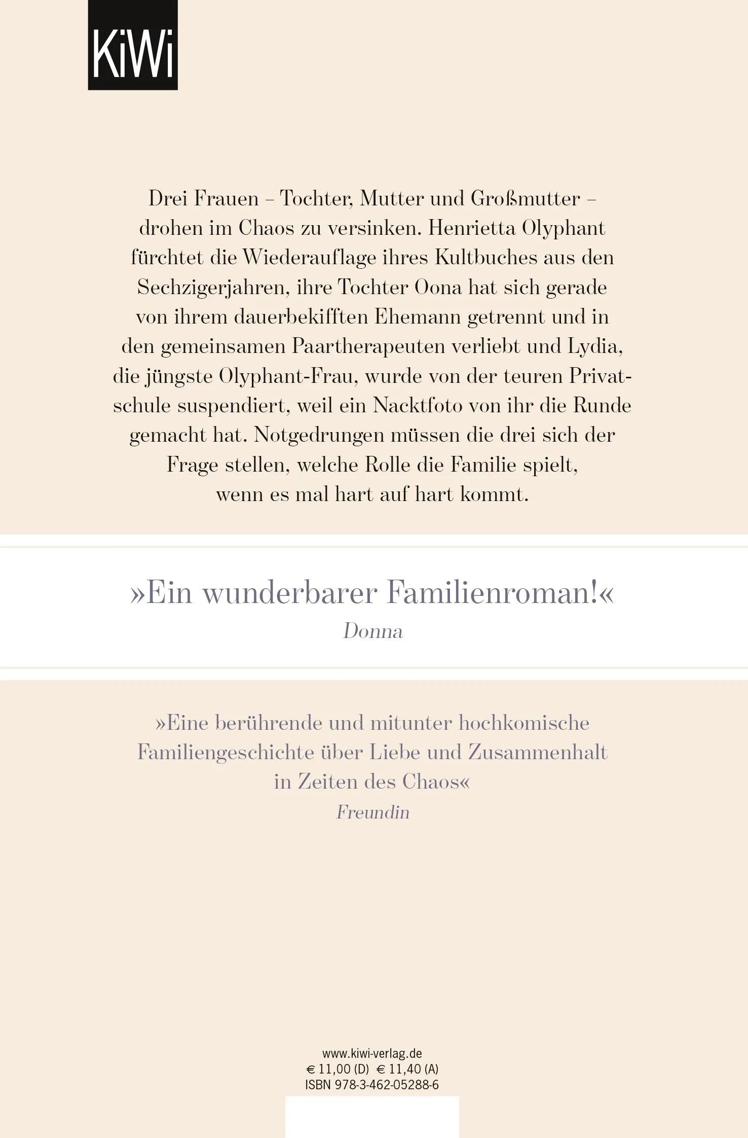 Buchrückseite von 'Die Unzertrennlichen' mit Klappentext - Taschenbuch