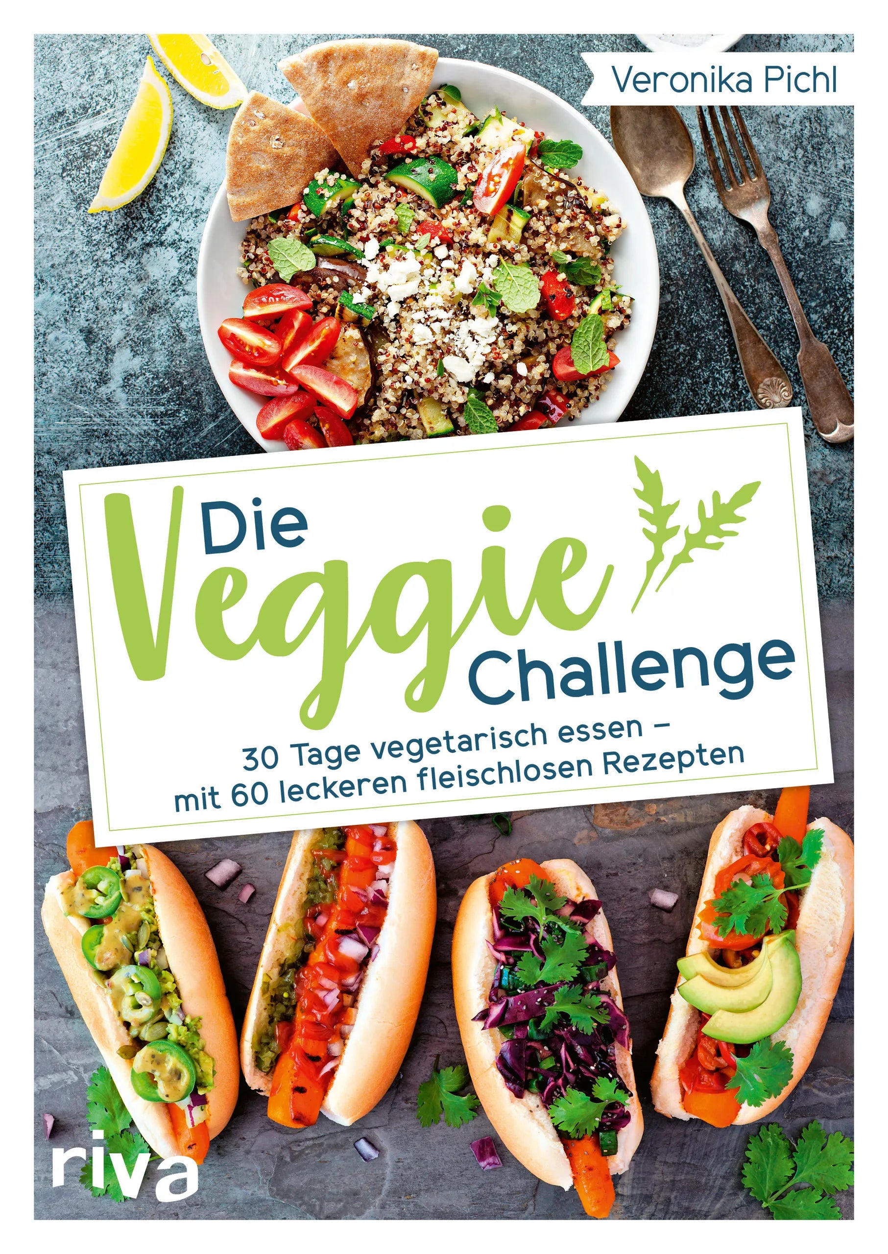 Buchcover von 'Die Veggie-Challenge' - Taschenbuch von Veronika Pichl