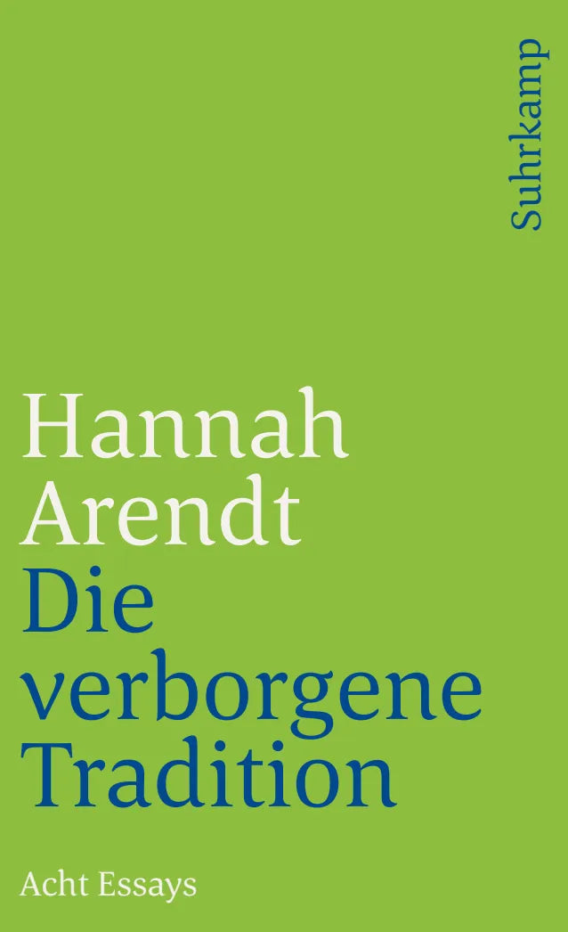 Buchcover von 'Die verborgene Tradition' - Taschenbuch von Hannah Arendt