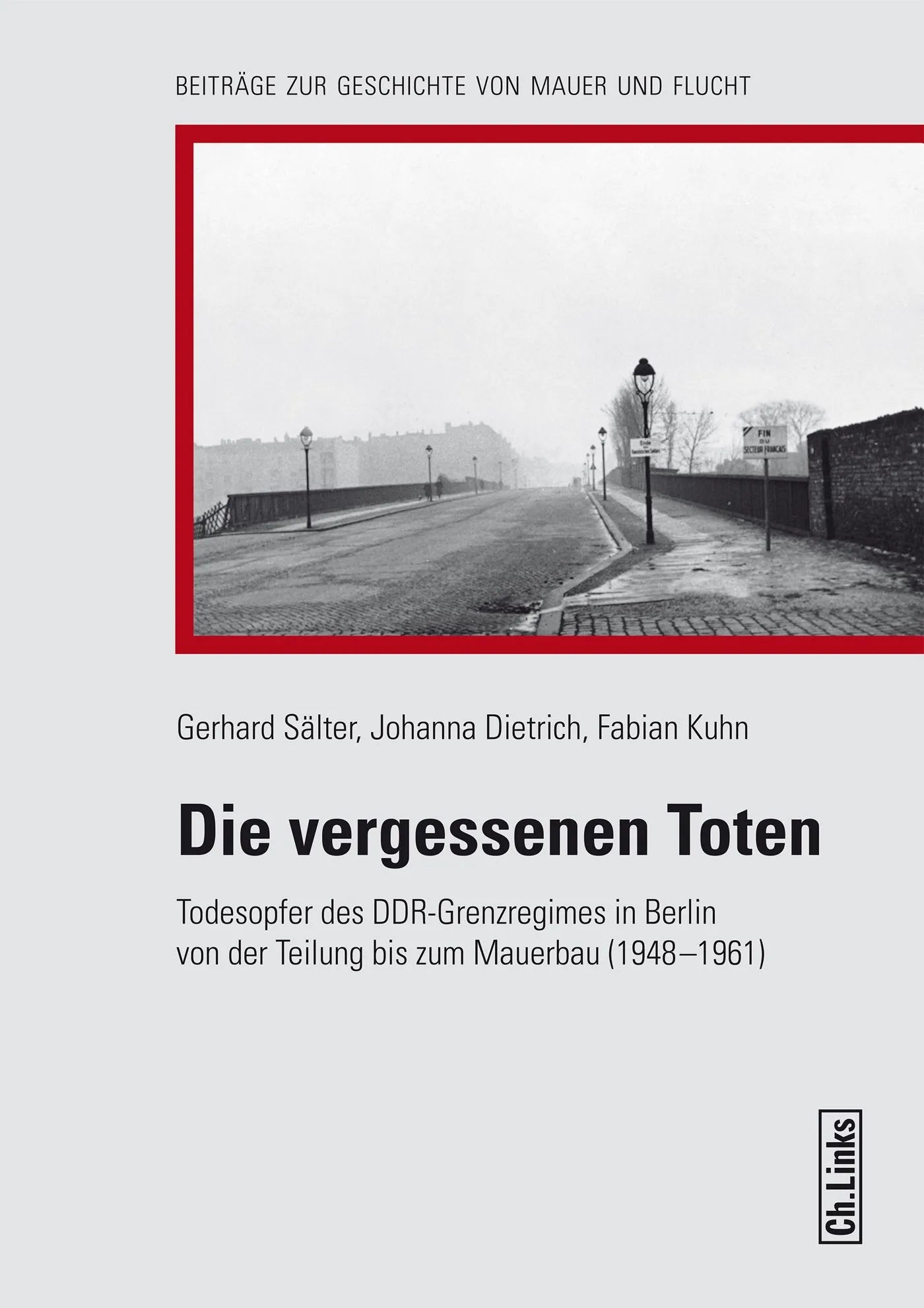 Buchcover von 'Die vergessenen Toten' - Gebundene Ausgabe von Gerhard Sälter