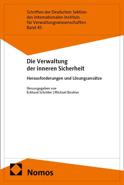 Cover: Die Verwaltung der inneren Sicherheit (E-Book)