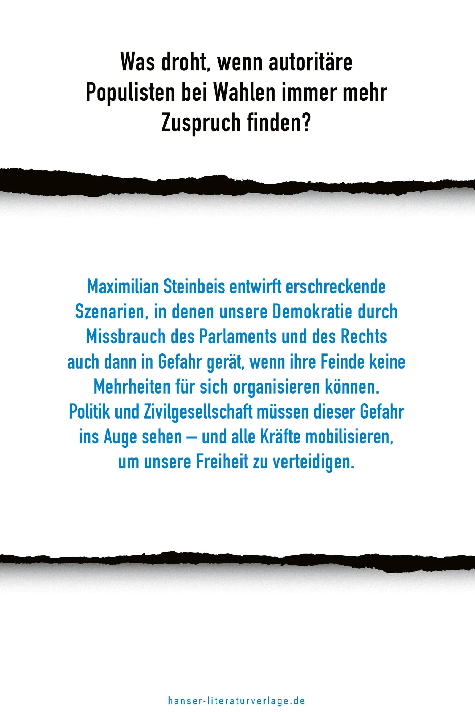 Produktansicht: Die verwundbare Demokratie (Gebundene Ausgabe)