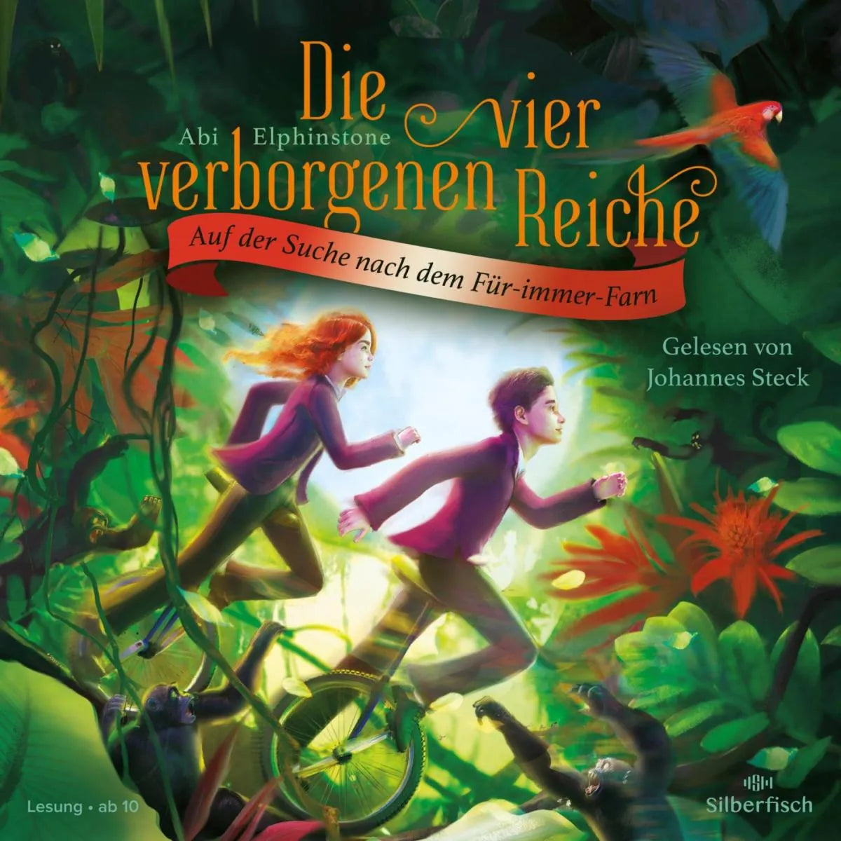Cover: Die vier verborgenen Reiche 2: Auf der Suche nach dem Für-immer-Farn (Hörbuch Download) von Abi Elphinstone