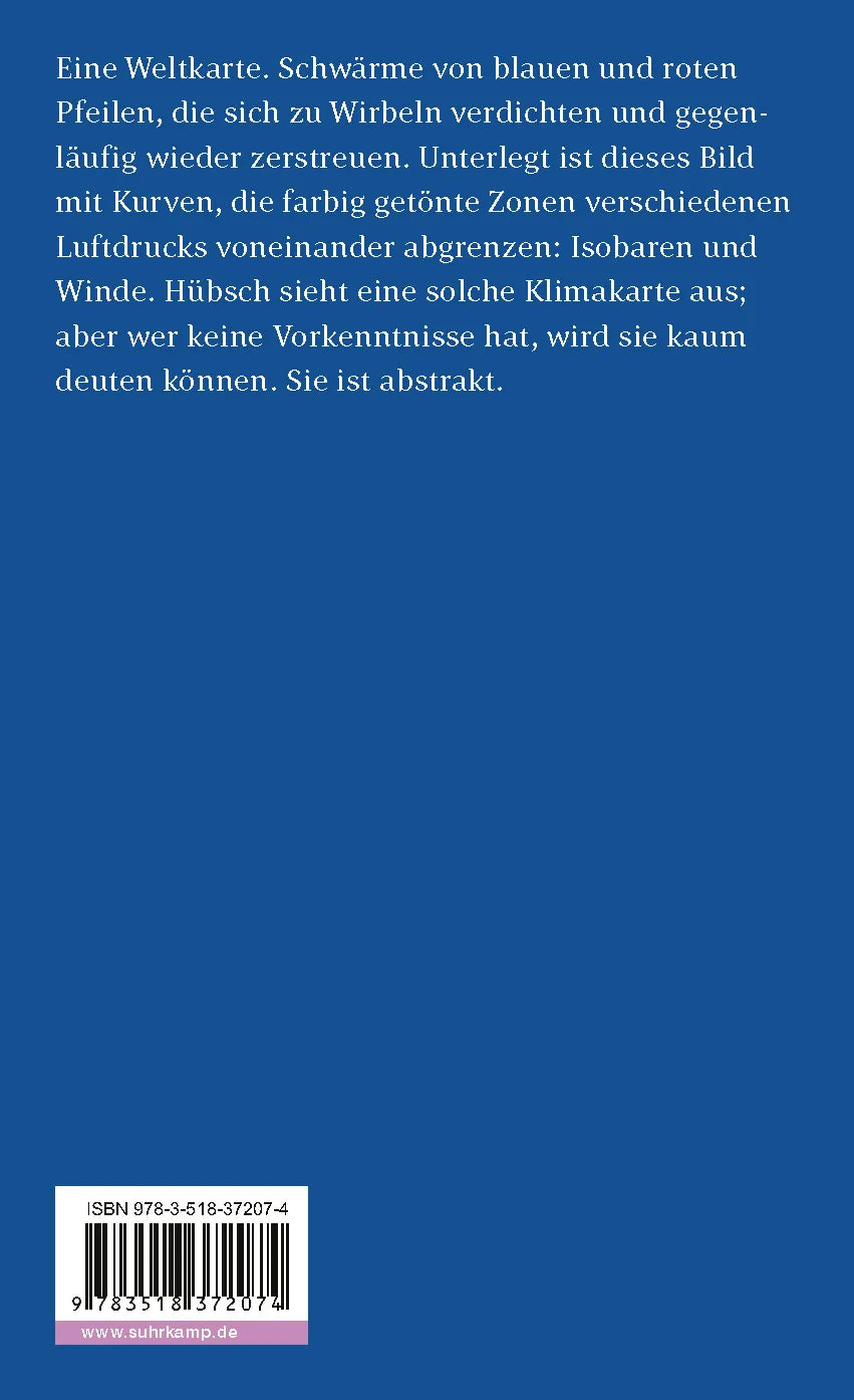 Buchrückseite von 'Die vollkommene Leere' mit Klappentext - Taschenbuch
