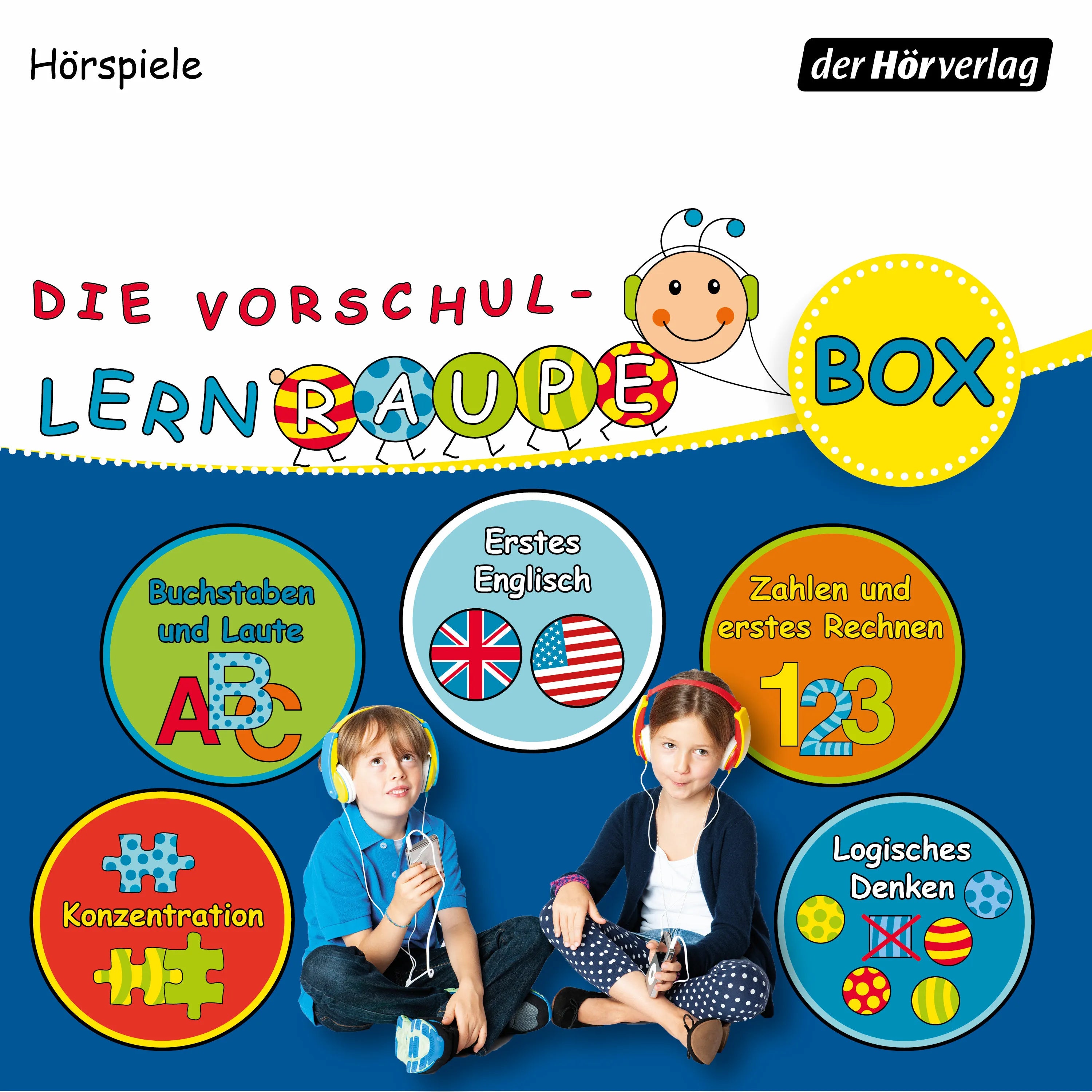 Cover: Die Vorschul-Lernraupen Box (Hörbuch Download) von Swantje Zorn