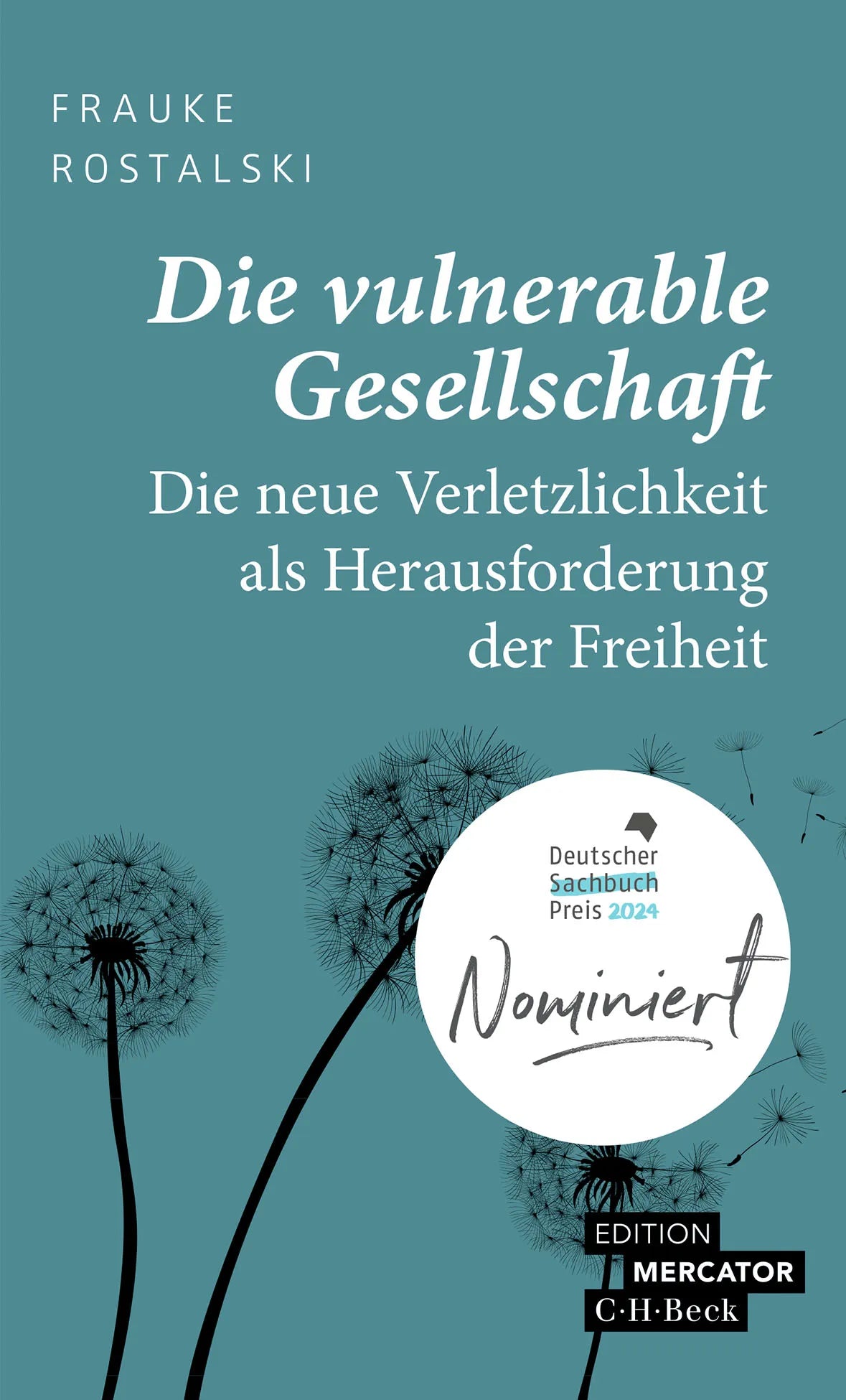 Cover: Die vulnerable Gesellschaft (Taschenbuch) von Frauke Rostalski
