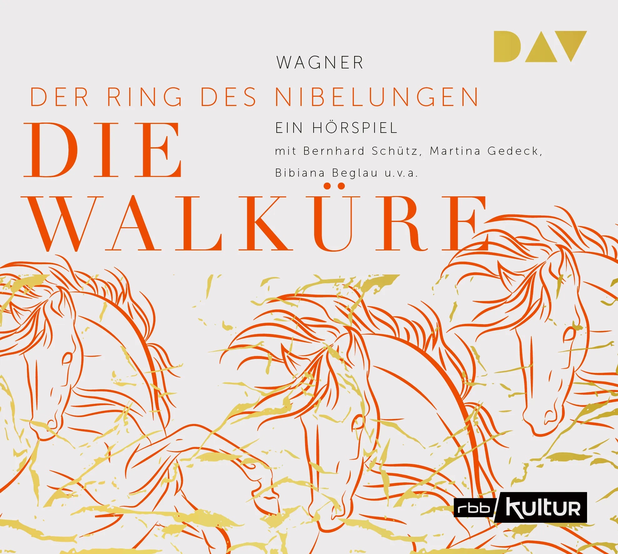 Buchcover von 'Die Walküre. Der Ring des Nibelungen 2' - Hörbuch (CD) von Richard Wagner