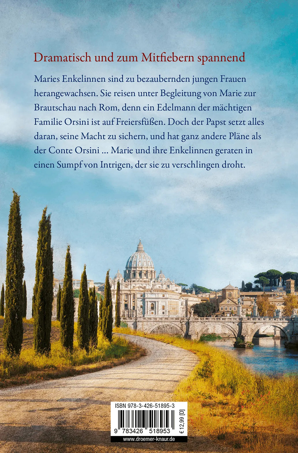 Rückseite: Die Wanderhure. Intrigen in Rom (Taschenbuch)