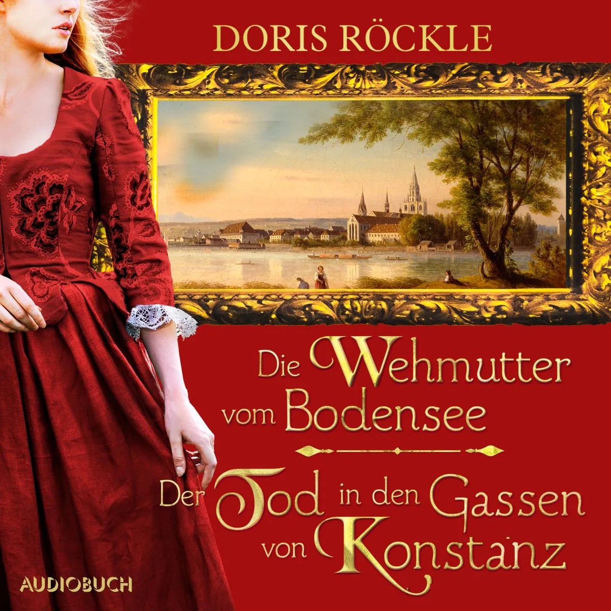 Cover: Die Wehmutter vom Bodensee und Der Tod in den Gassen von Konstanz (Hörbuch Download) von Doris Röckle