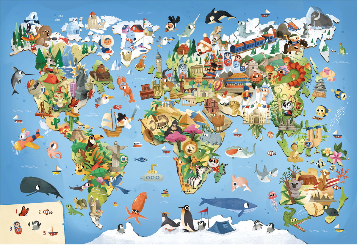 Die Welt. Meine Erste Puzzle Box – Ansicht
