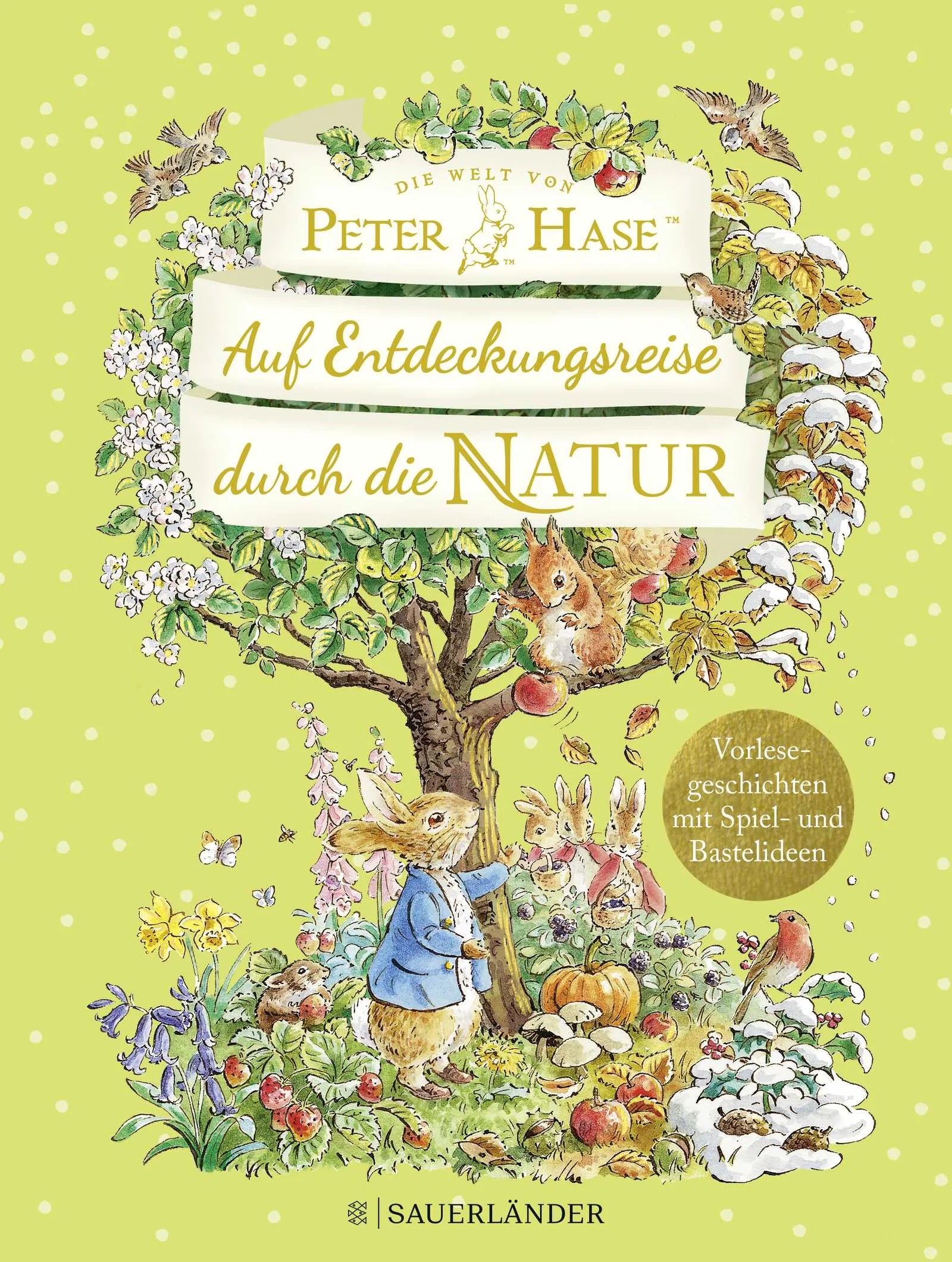 Buchcover von 'Die Welt von Peter Hase Auf Entdeckungsreise durch die Natur' - Gebundene Ausgabe von Beatrix Potter