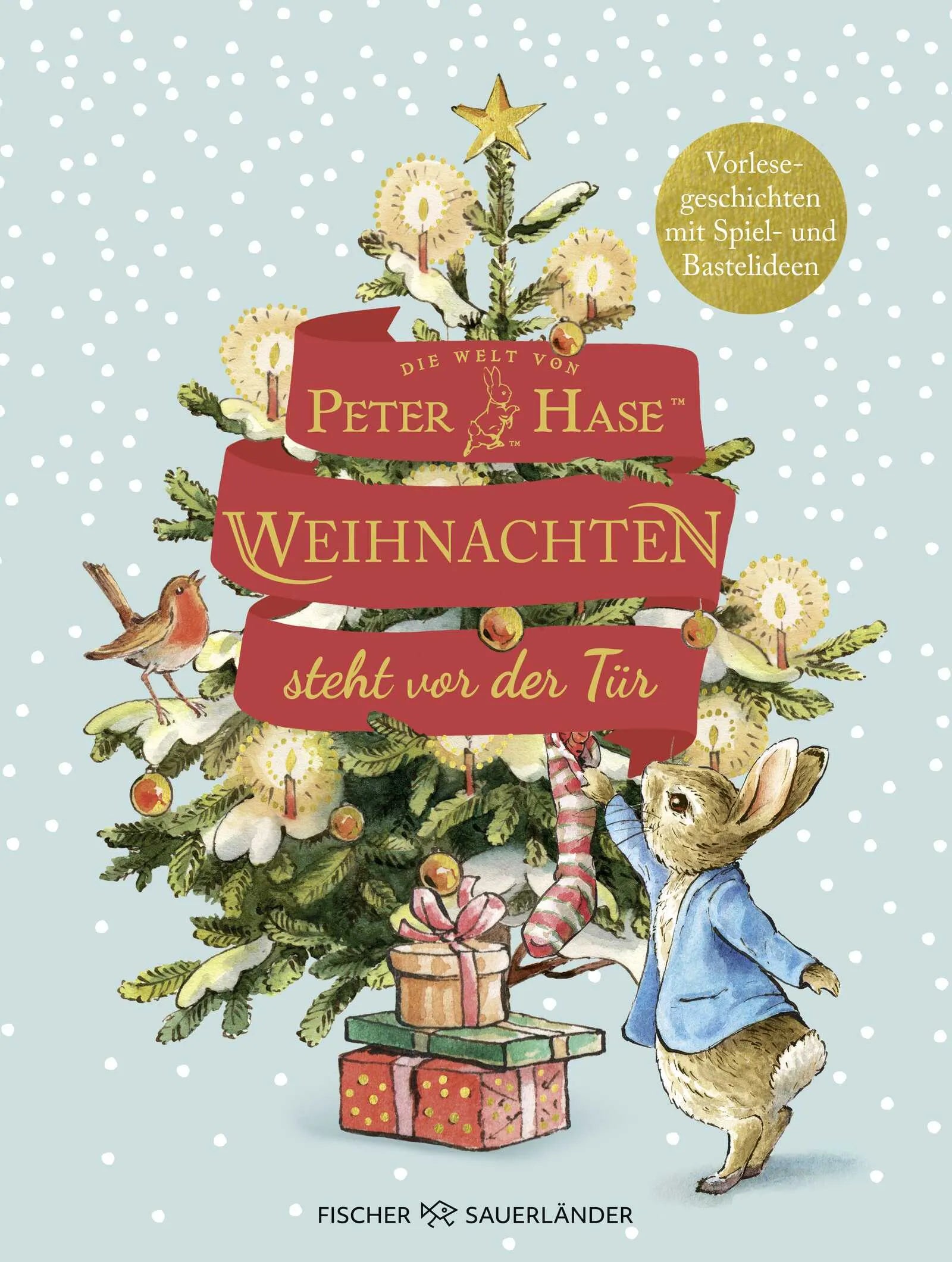 Buchcover von 'Die Welt von Peter Hase Weihnachten steht vor der Tür' - Gebundene Ausgabe von Beatrix Potter