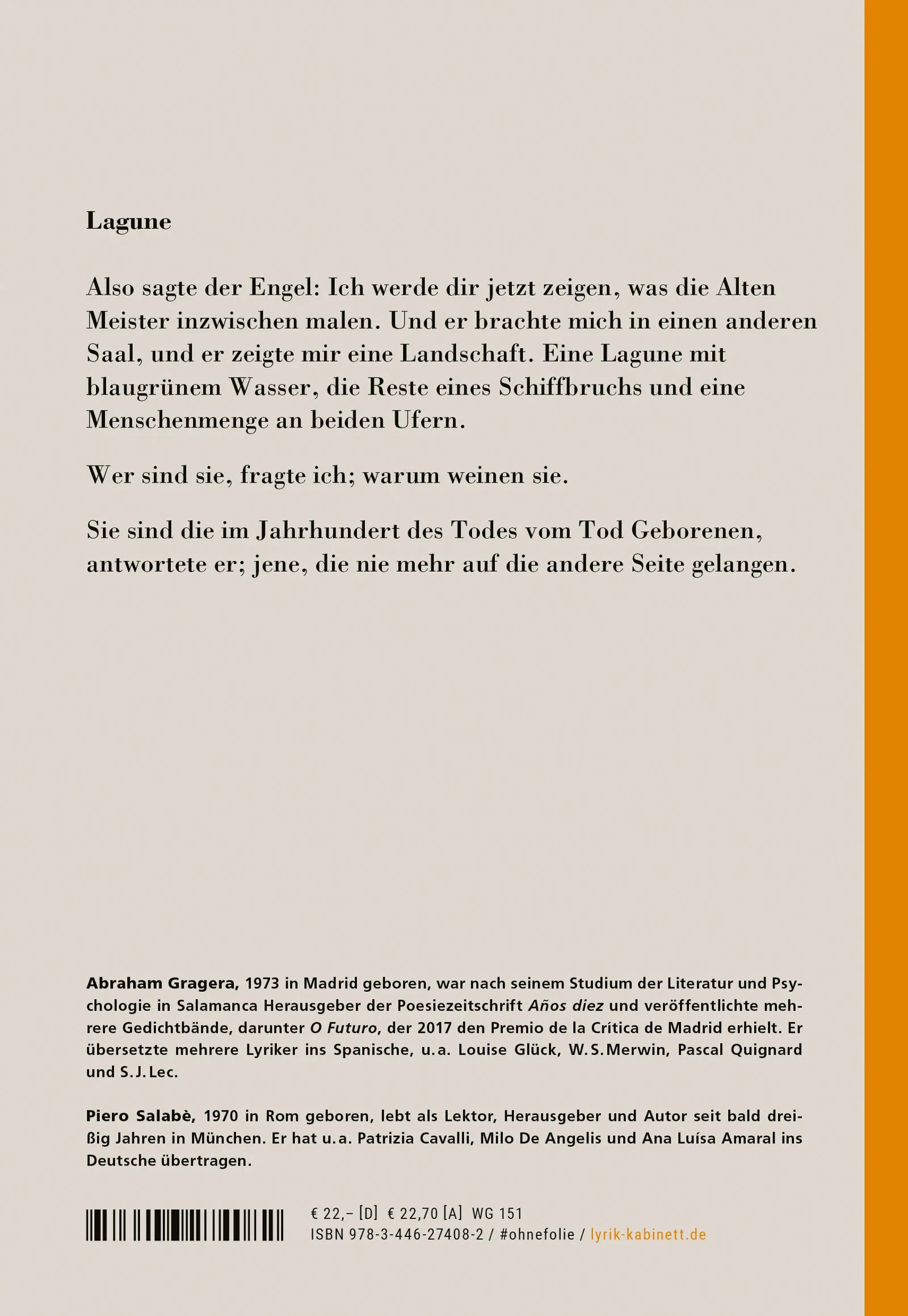 Abraham Gragera - Die weniger einsame Zeit