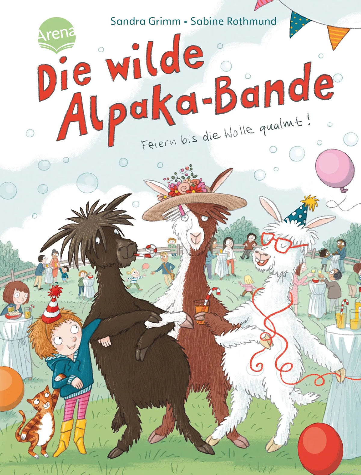 Cover: Die wilde Alpaka-Bande (Hardcover) von Sandra Grimm