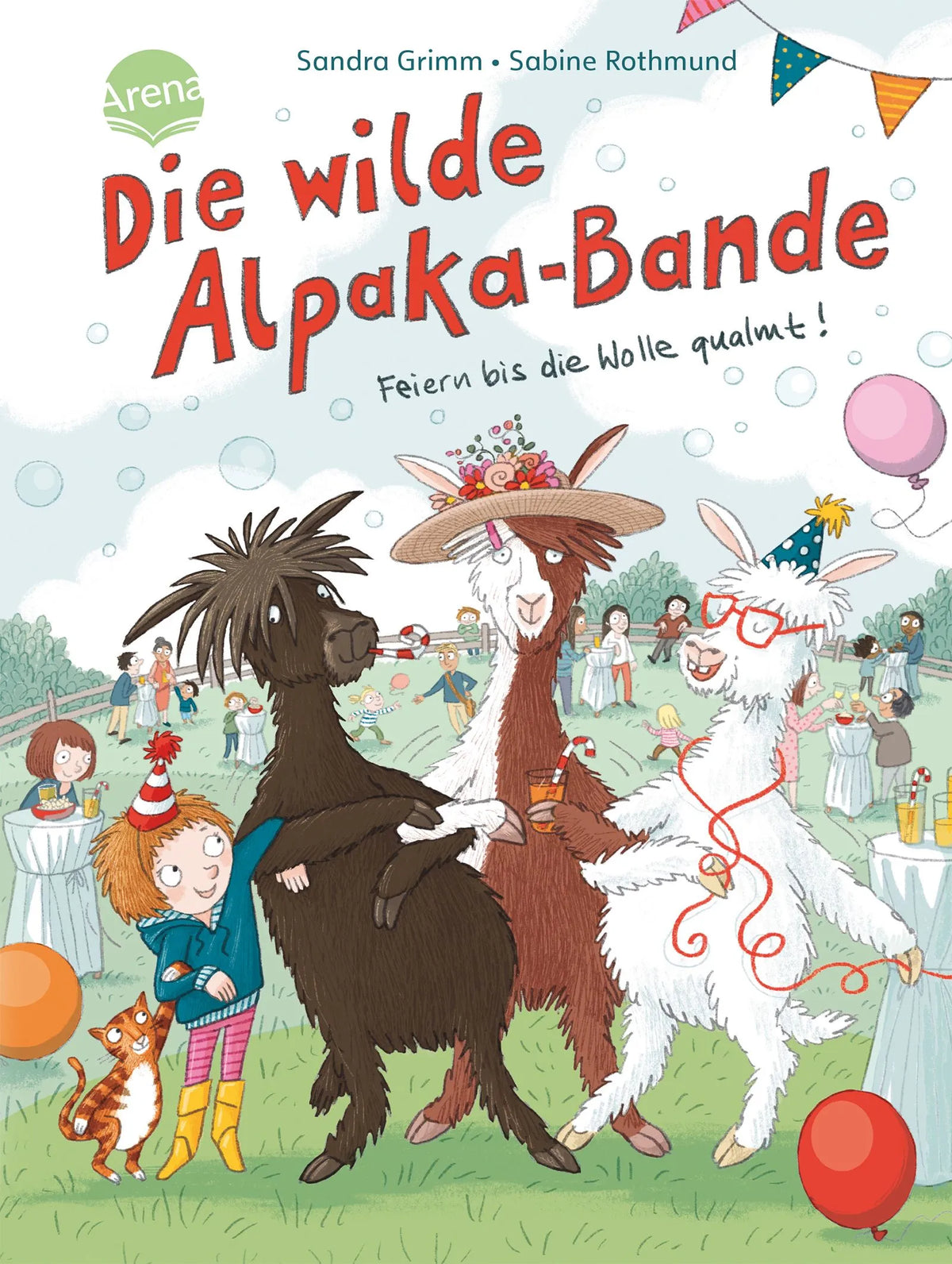Cover: Die wilde Alpaka-Bande (Hardcover) von Sandra Grimm