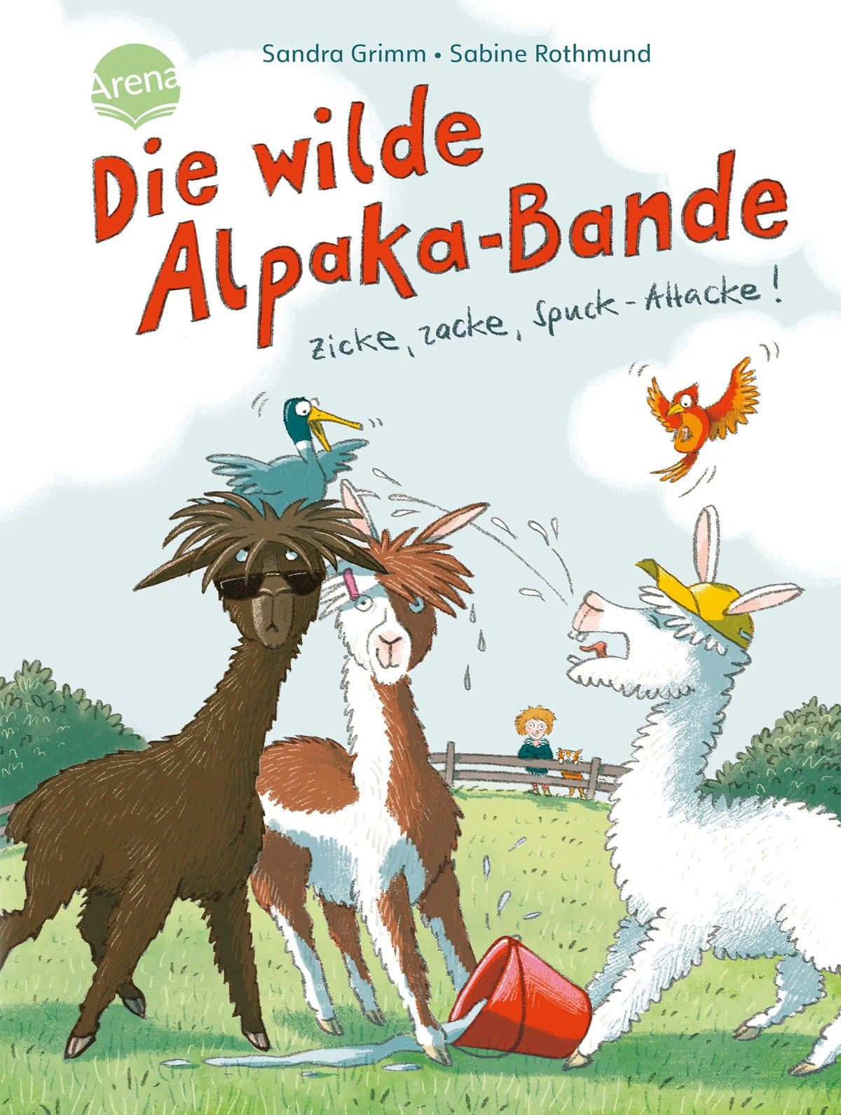 Cover: Die wilde Alpaka-Bande (Hardcover) von Sandra Grimm
