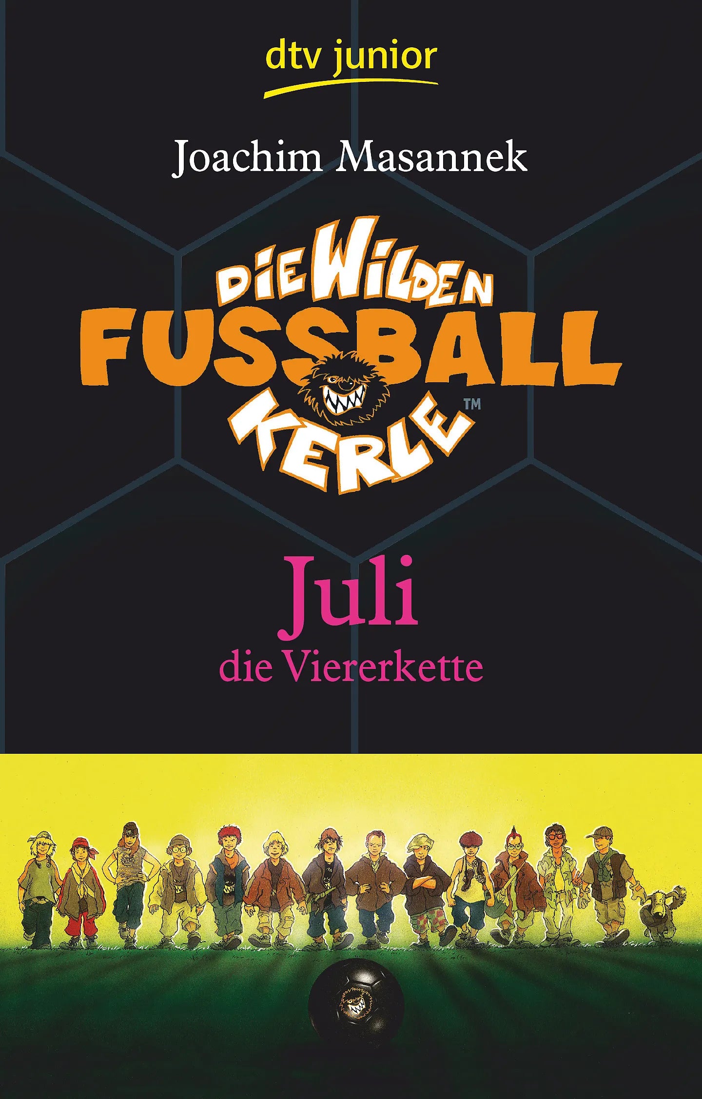 Buchcover von 'Die Wilden Fußballkerle – Juli die Viererkette' - Taschenbuch von Joachim Masannek