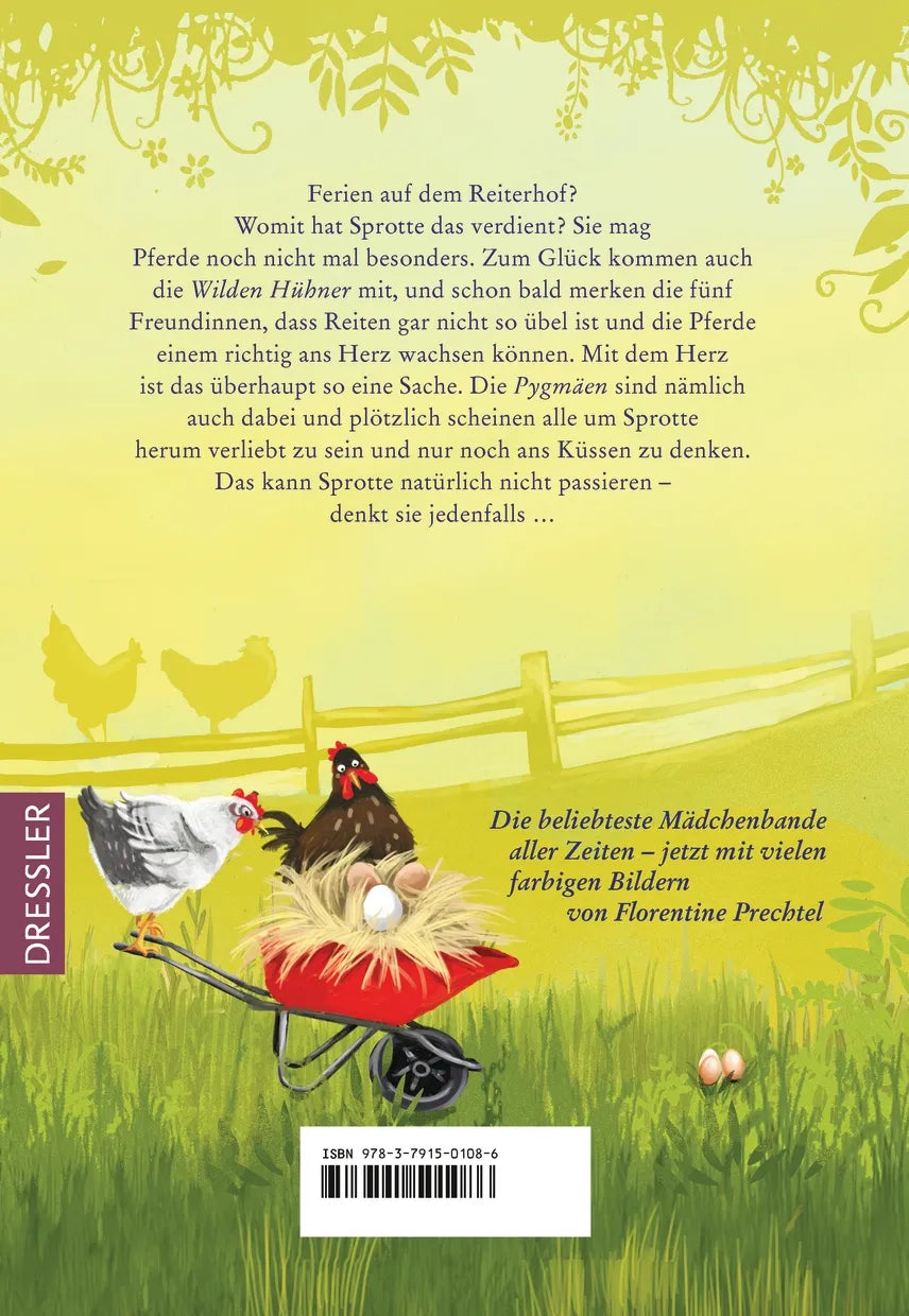 Rückseite: Die Wilden Hühner 4. Die Wilden Hühner und das Glück der Erde (Hardcover)